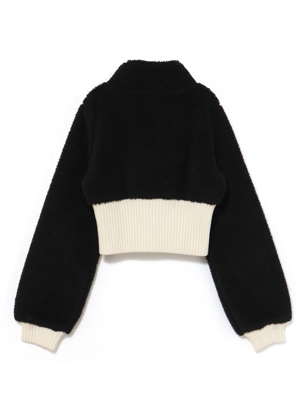 Fluffy zip up jacket