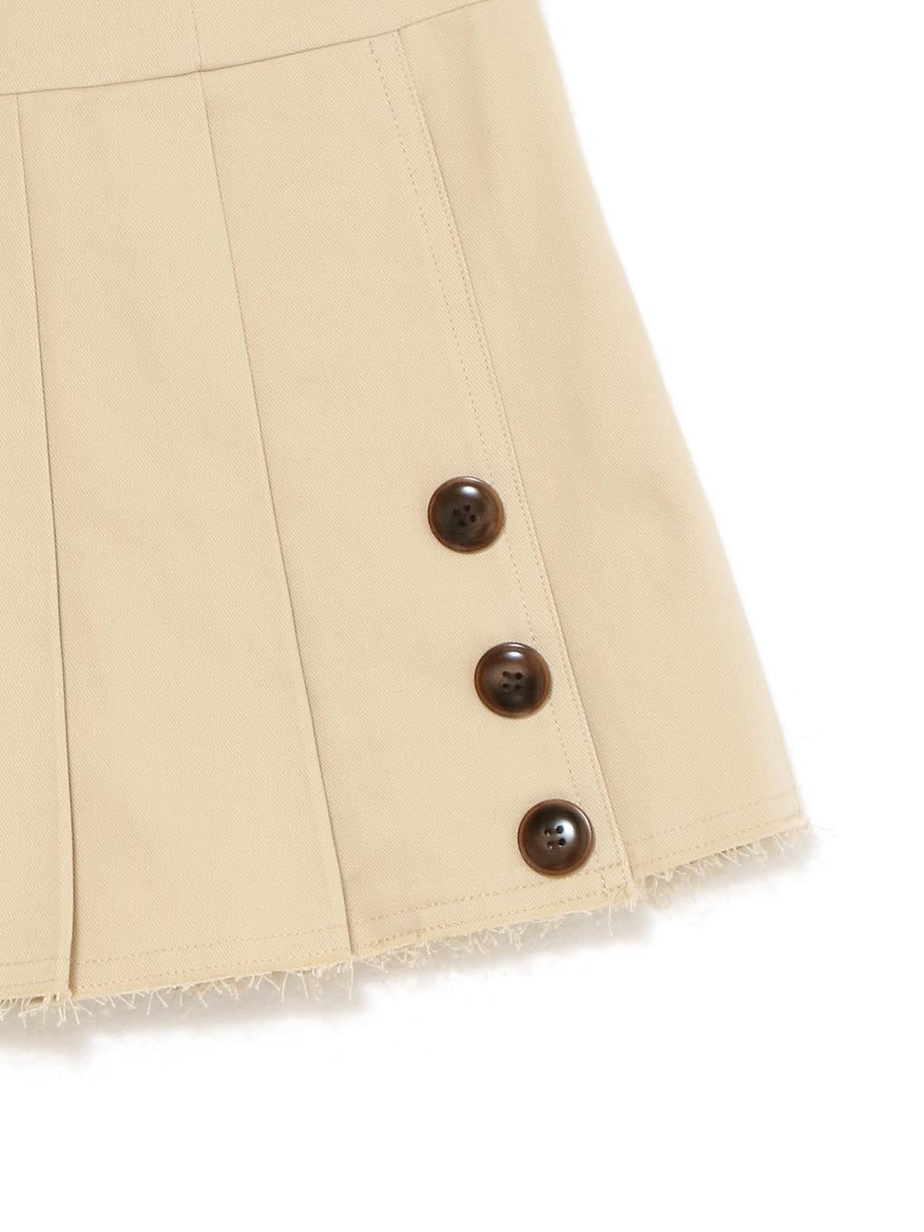 Blair trench pleats skirt