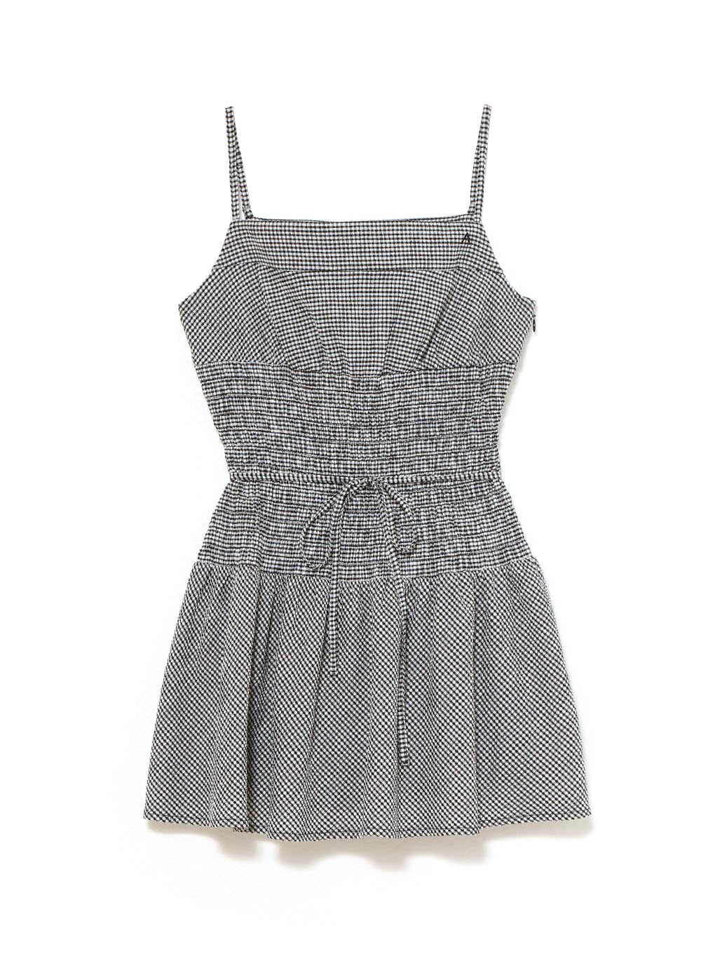Betty shirring mini dress