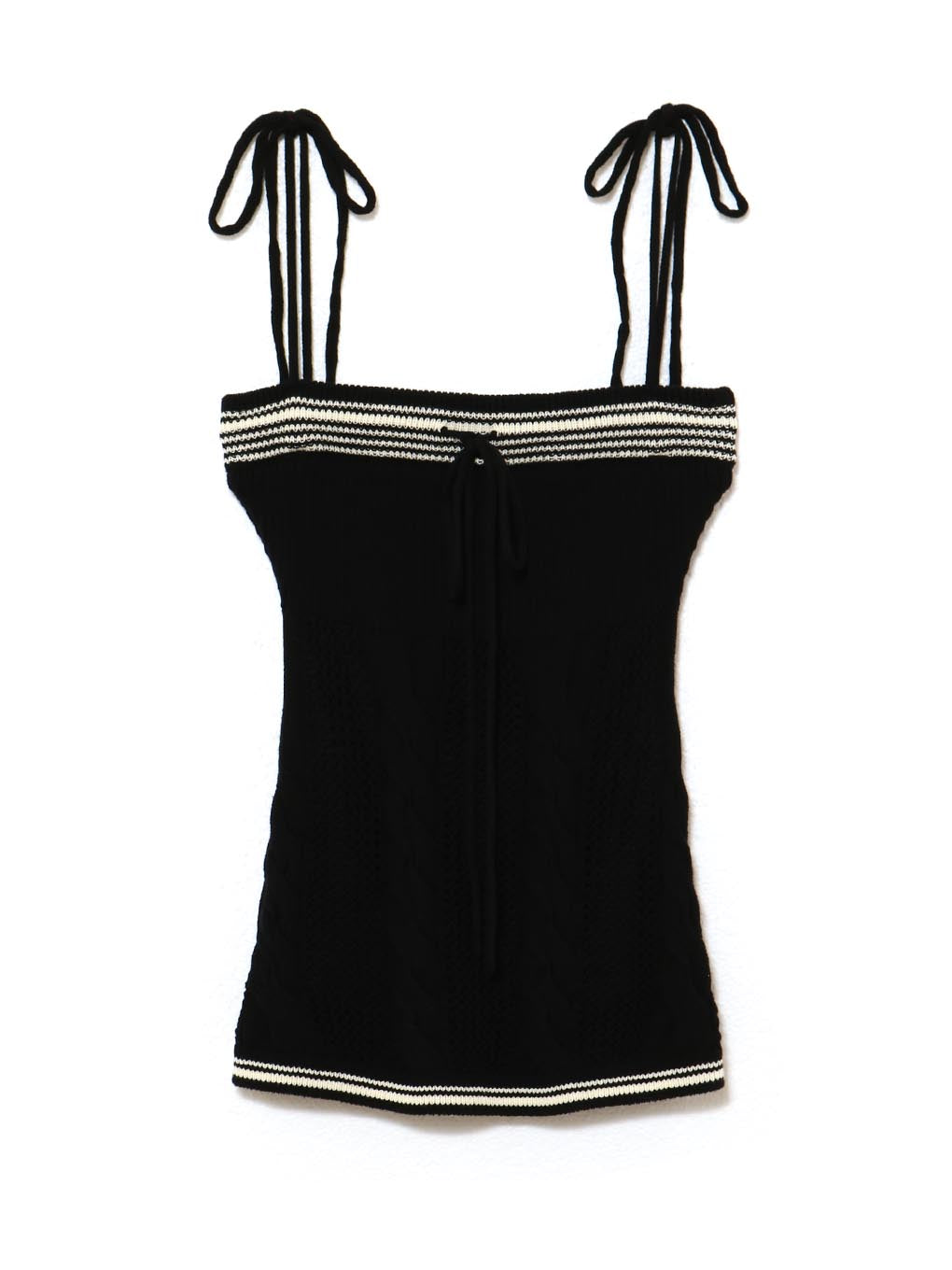 Kitty cable knit tops