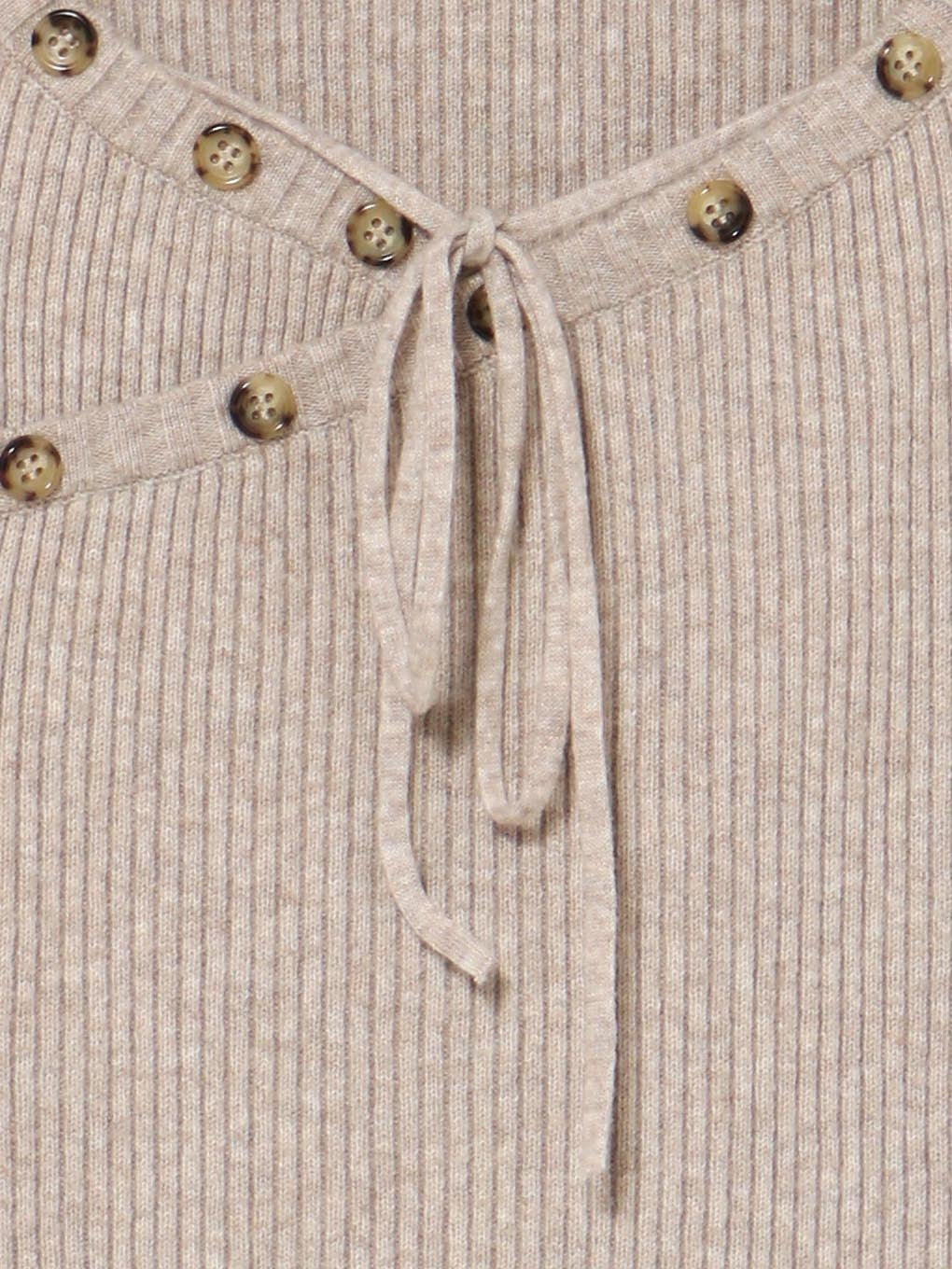 Anita button knit tops