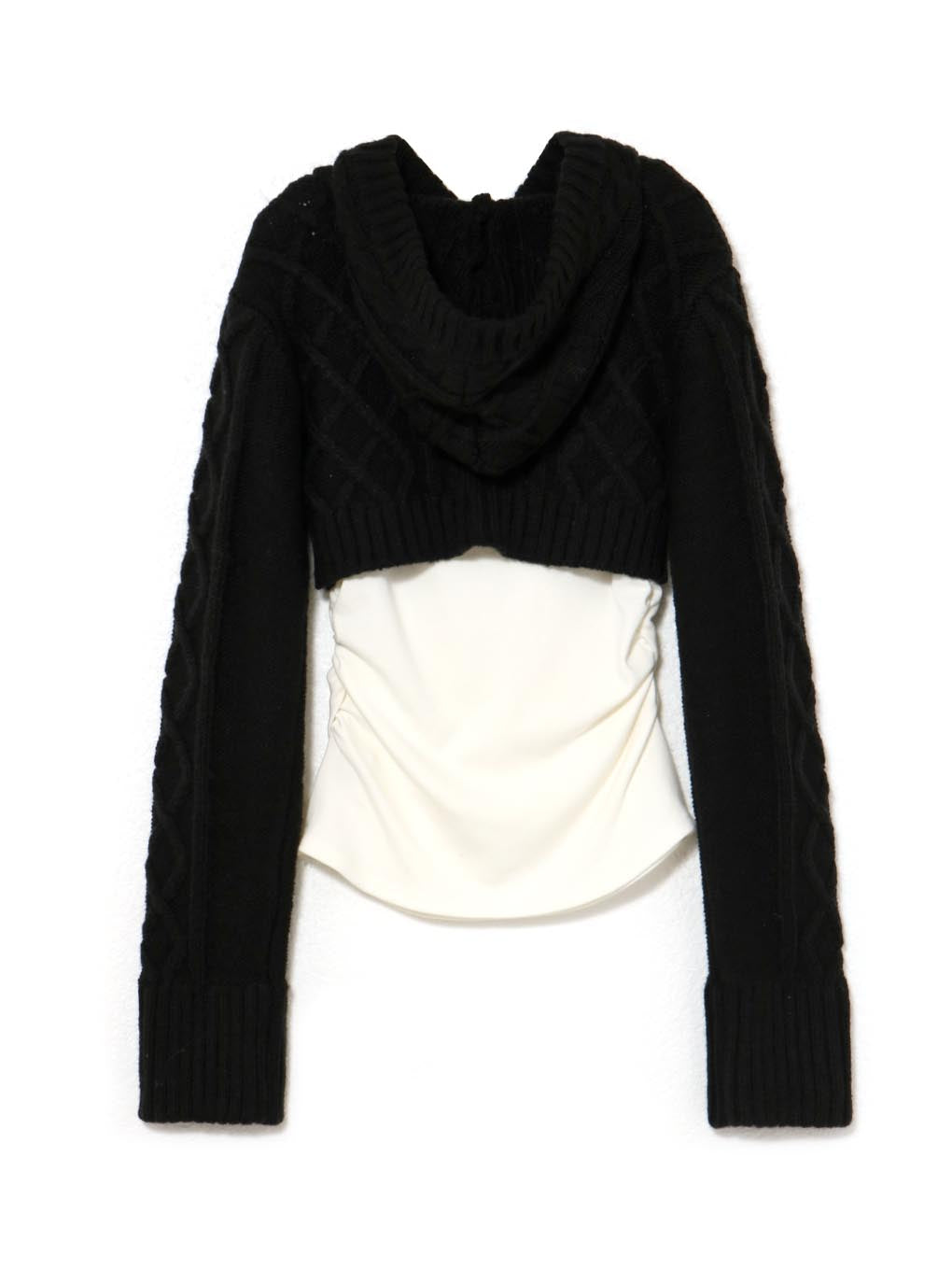 Mary logo cable knit set