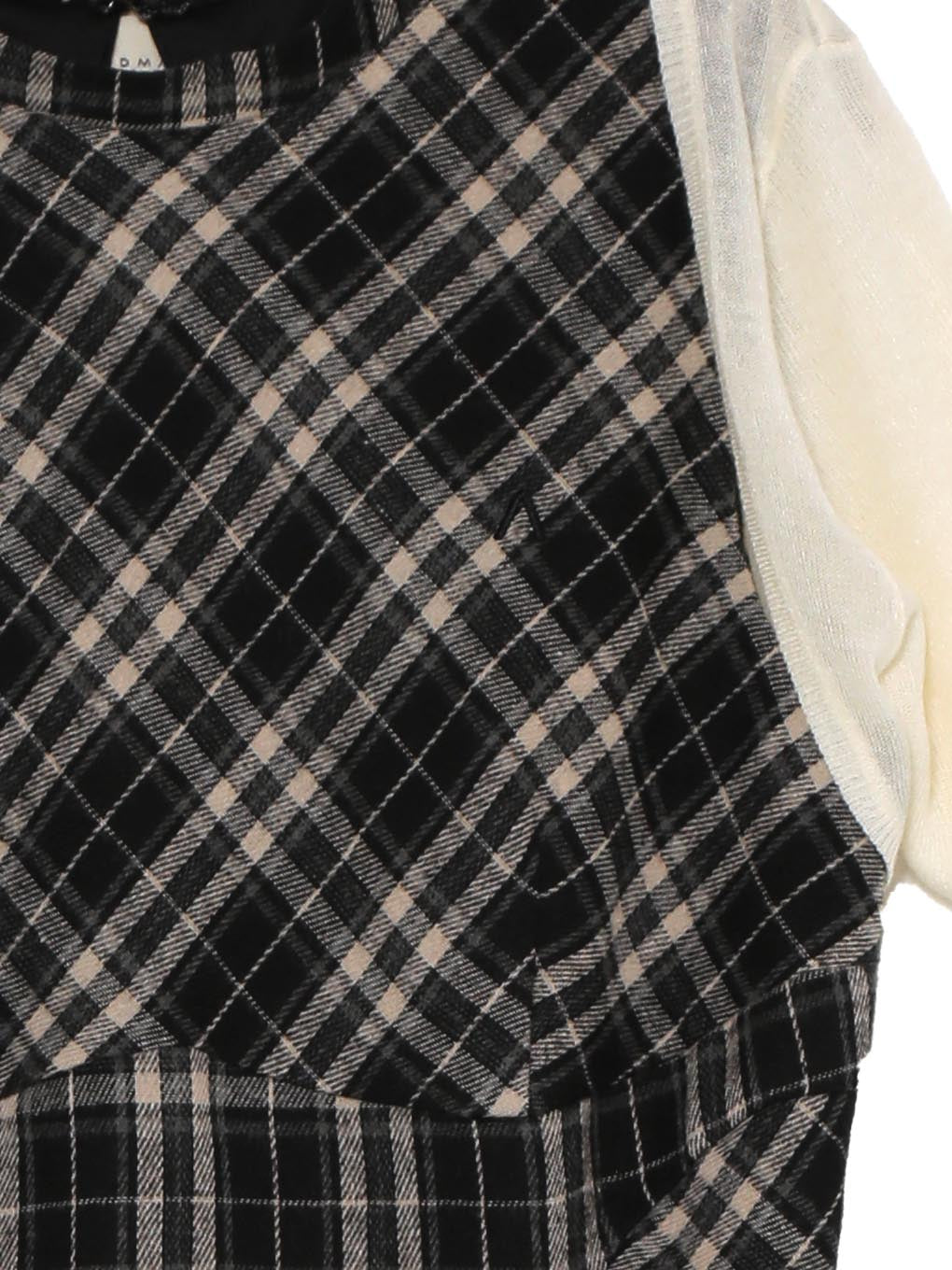 Lulu check set mini dress