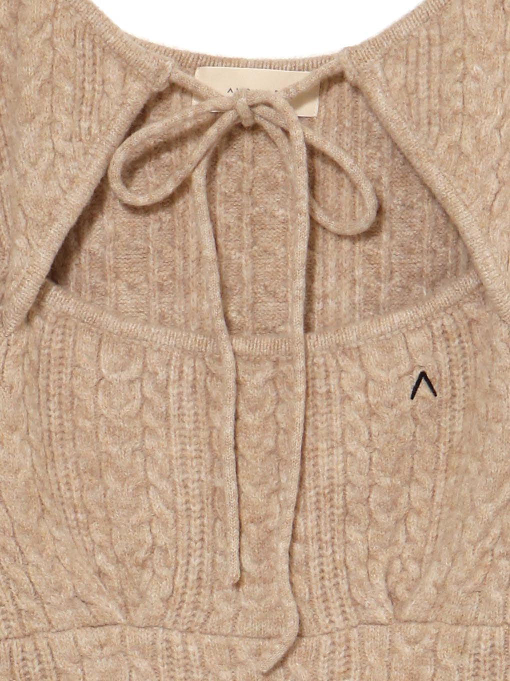 Amy cable flare mini dress