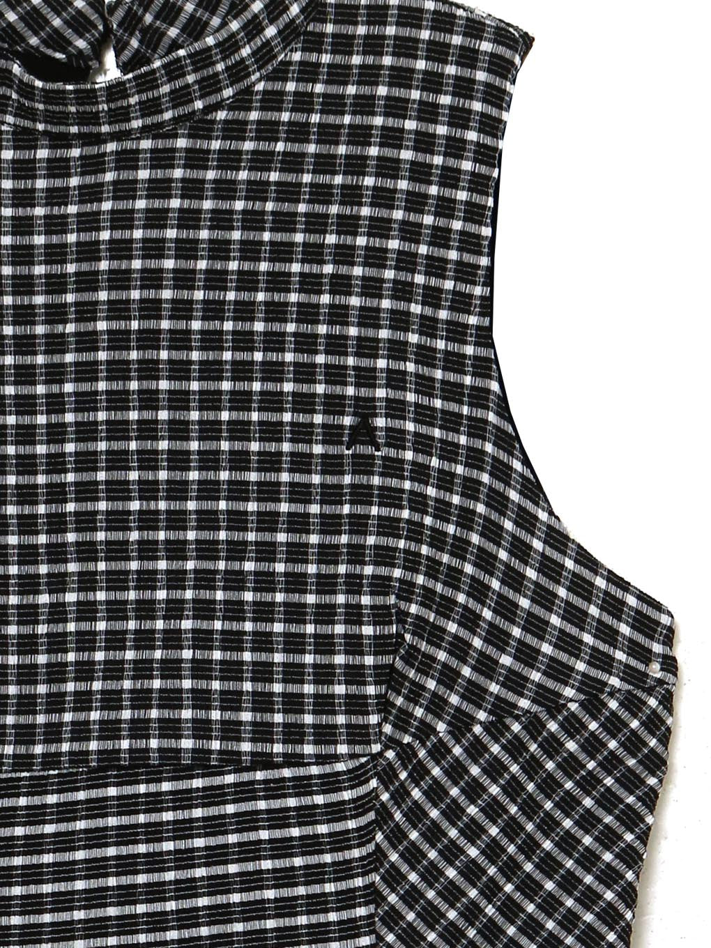 Natalie check mini dress