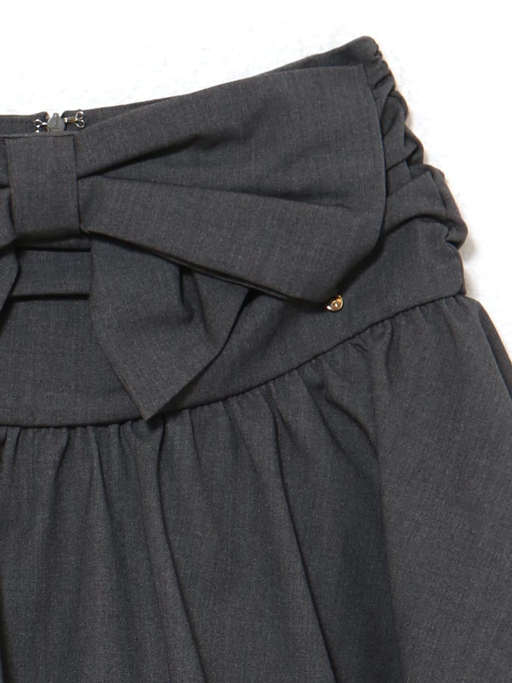 Liz ribbon mini skirt
