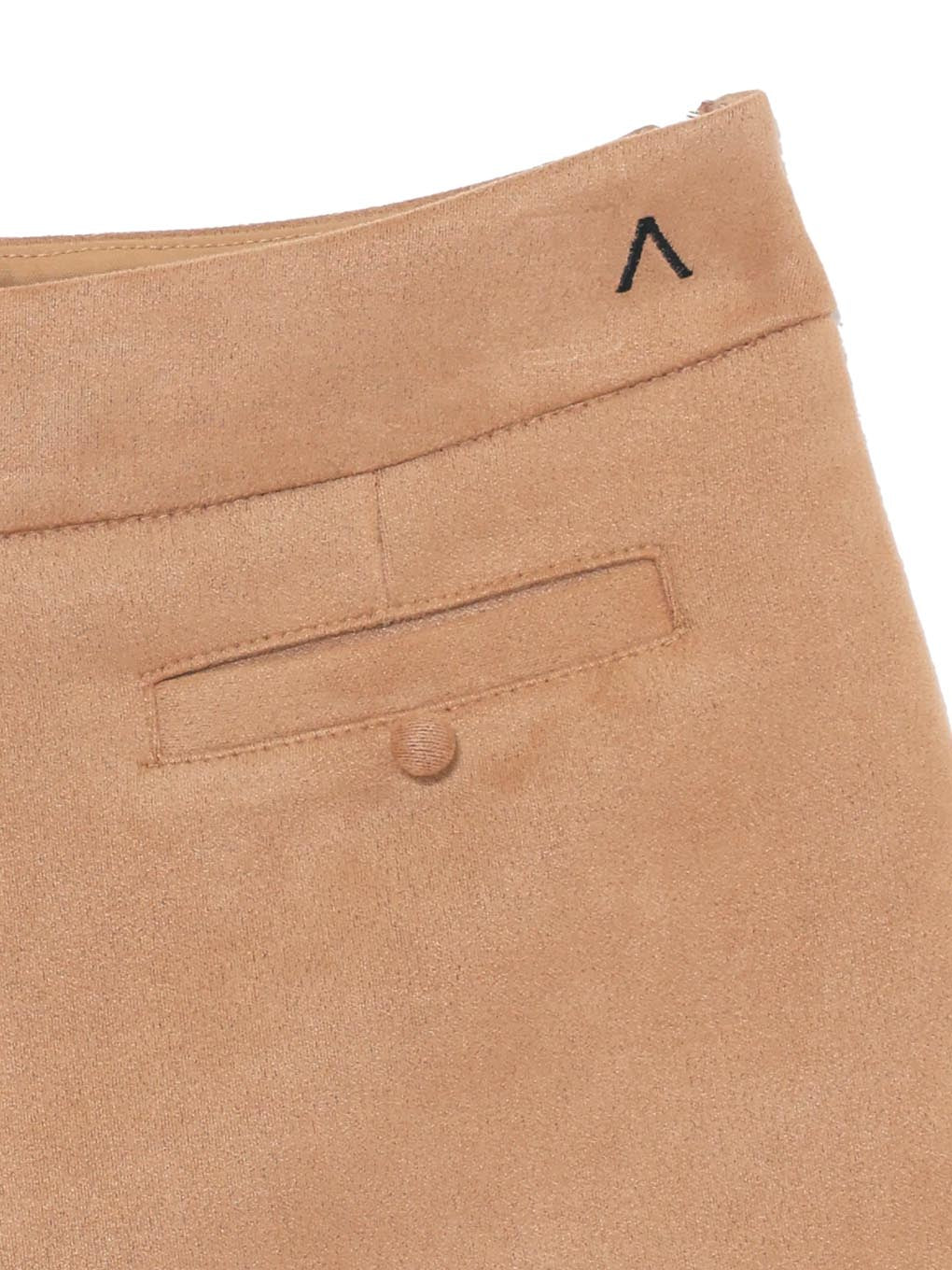 Suede mini pants