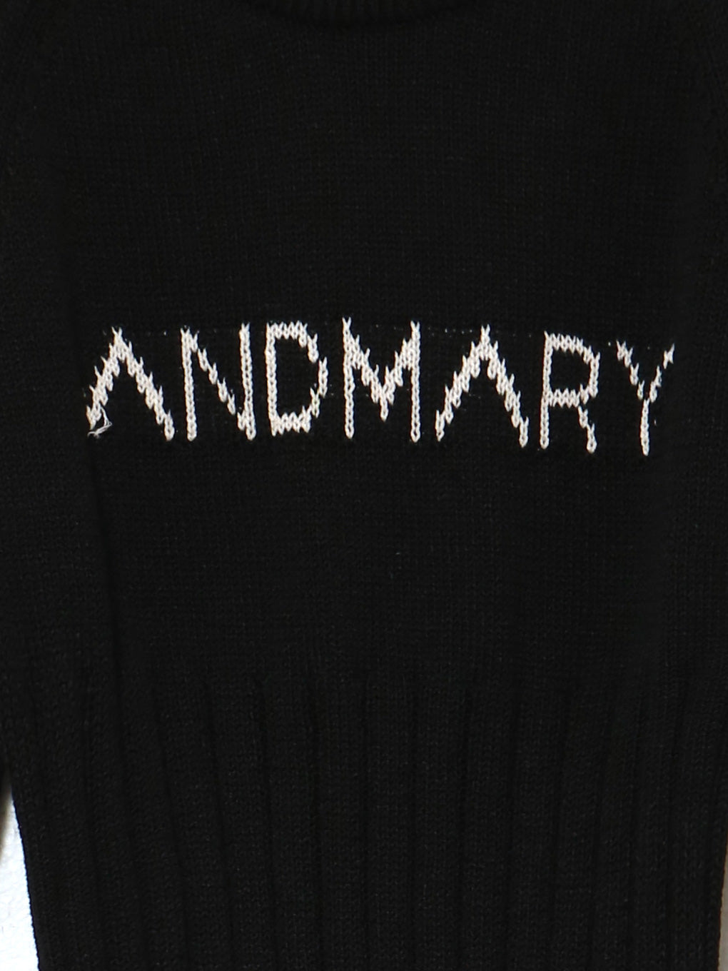 Mary logo knit tops