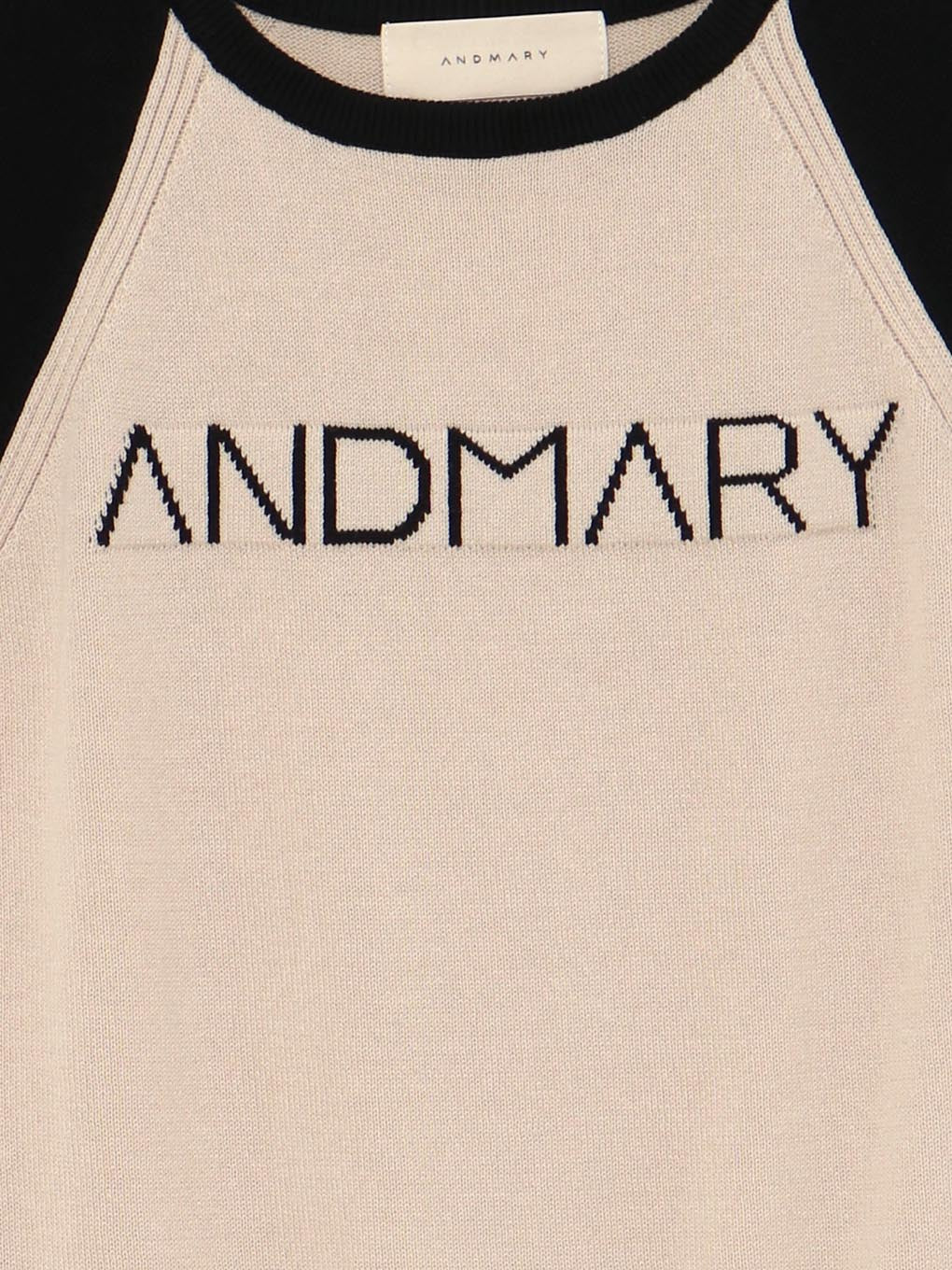 Mary logo knit tops