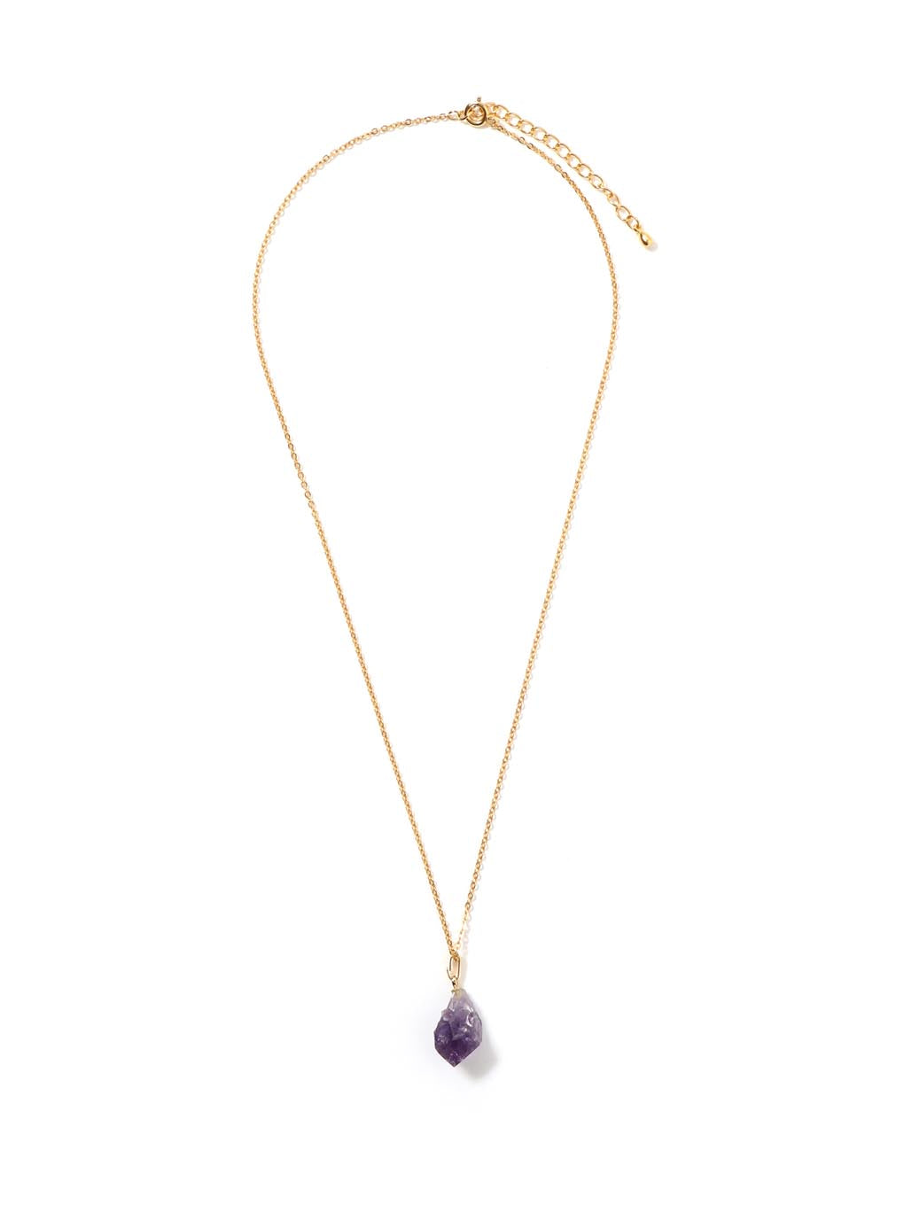 Amethyst heart necklace