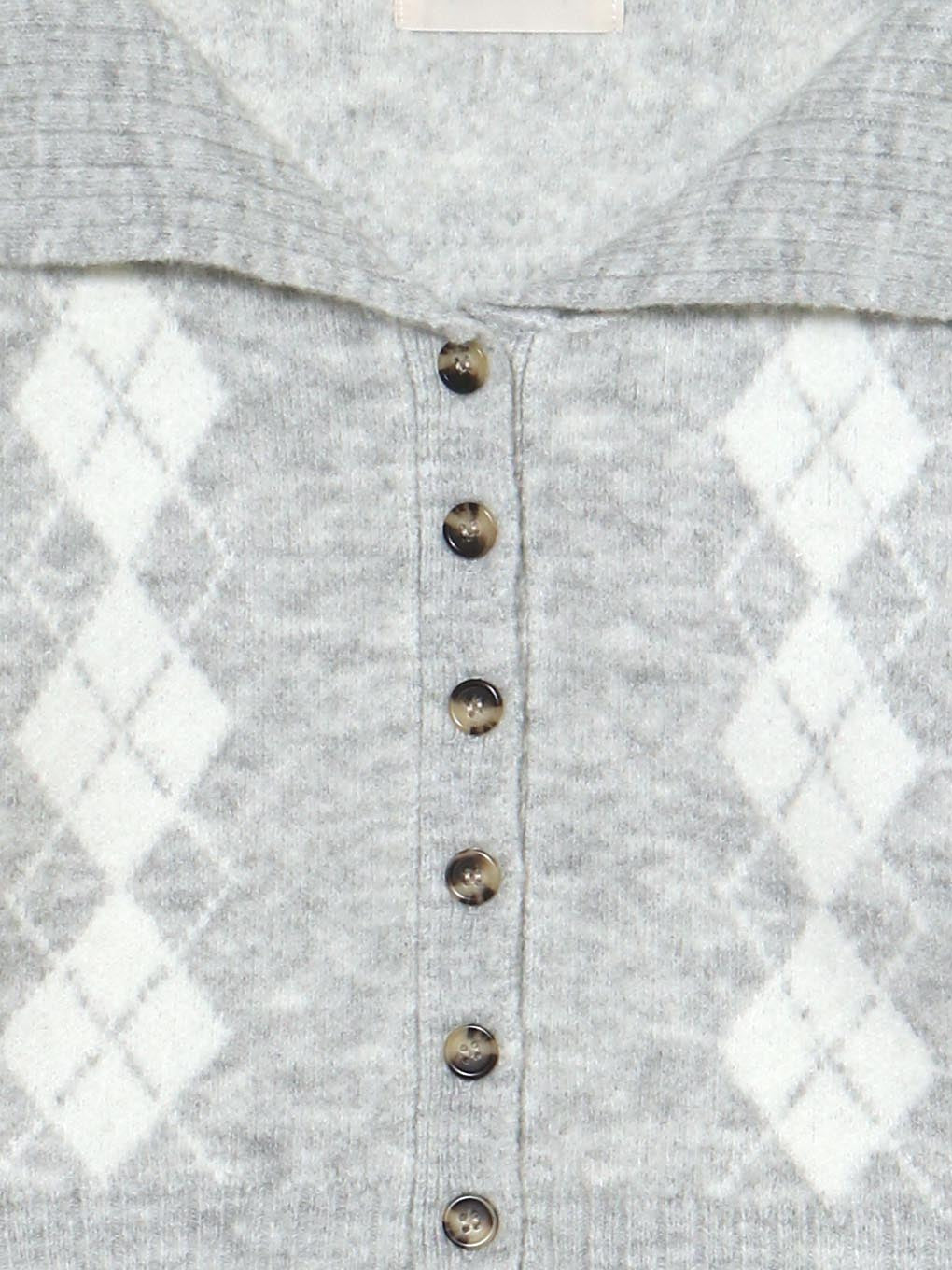 Dona argyle knit set up