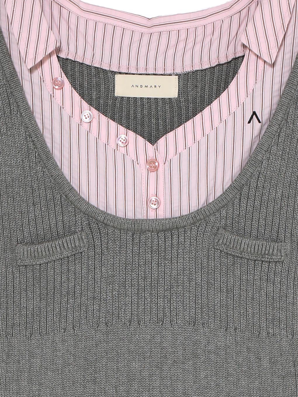Nina stripe shirt mini dress