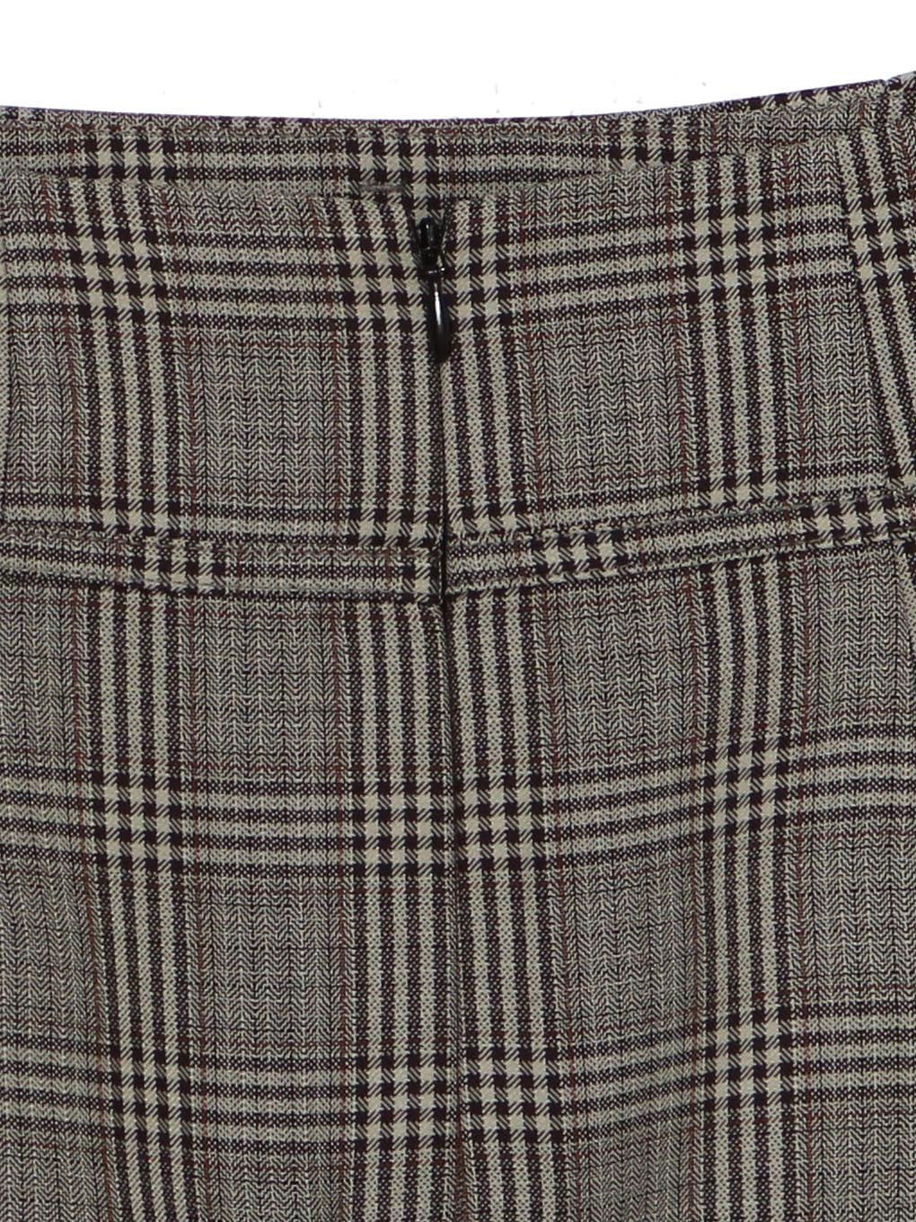 Hanna check mini skirt