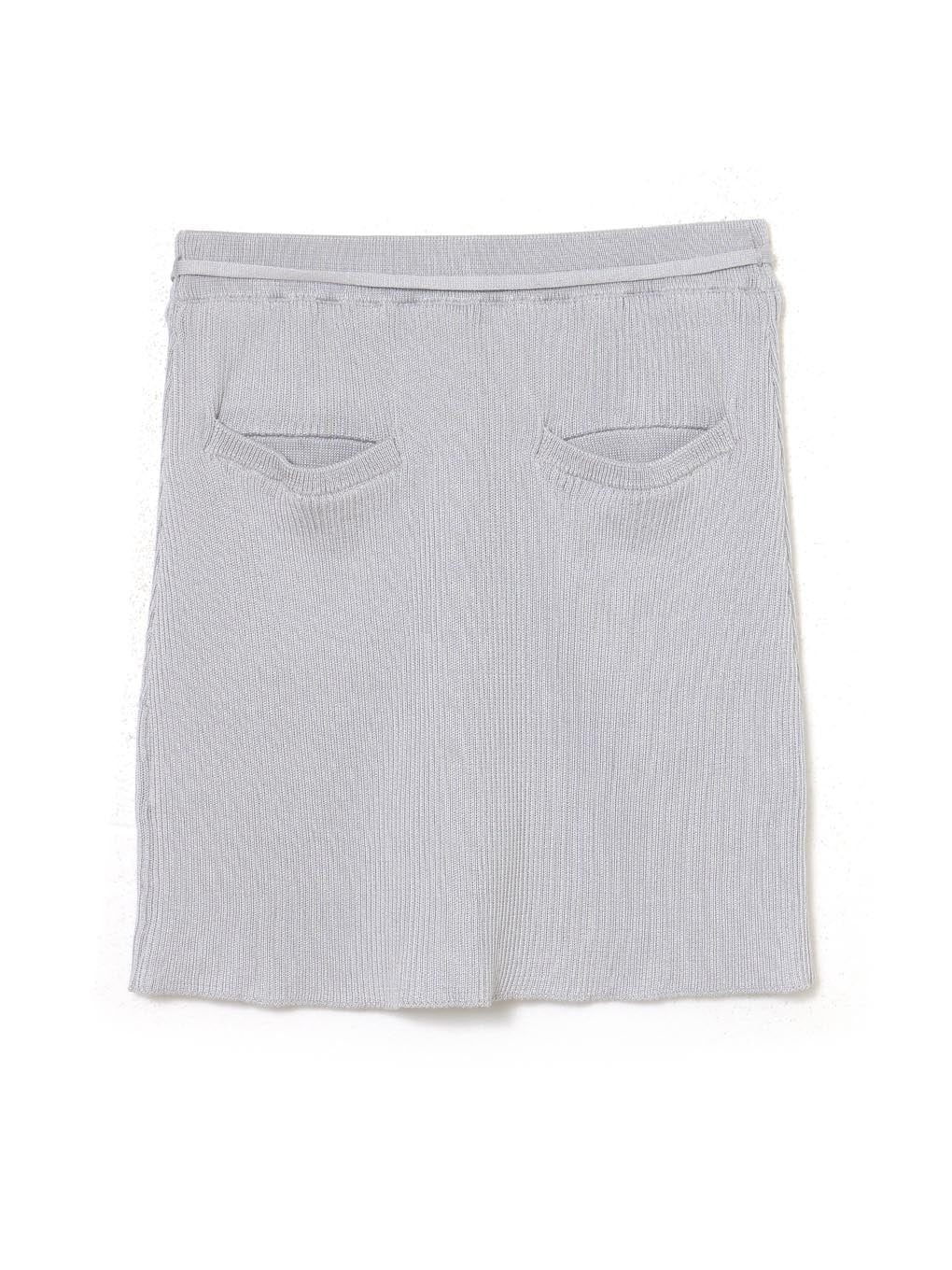 Lilly silk knit skirt