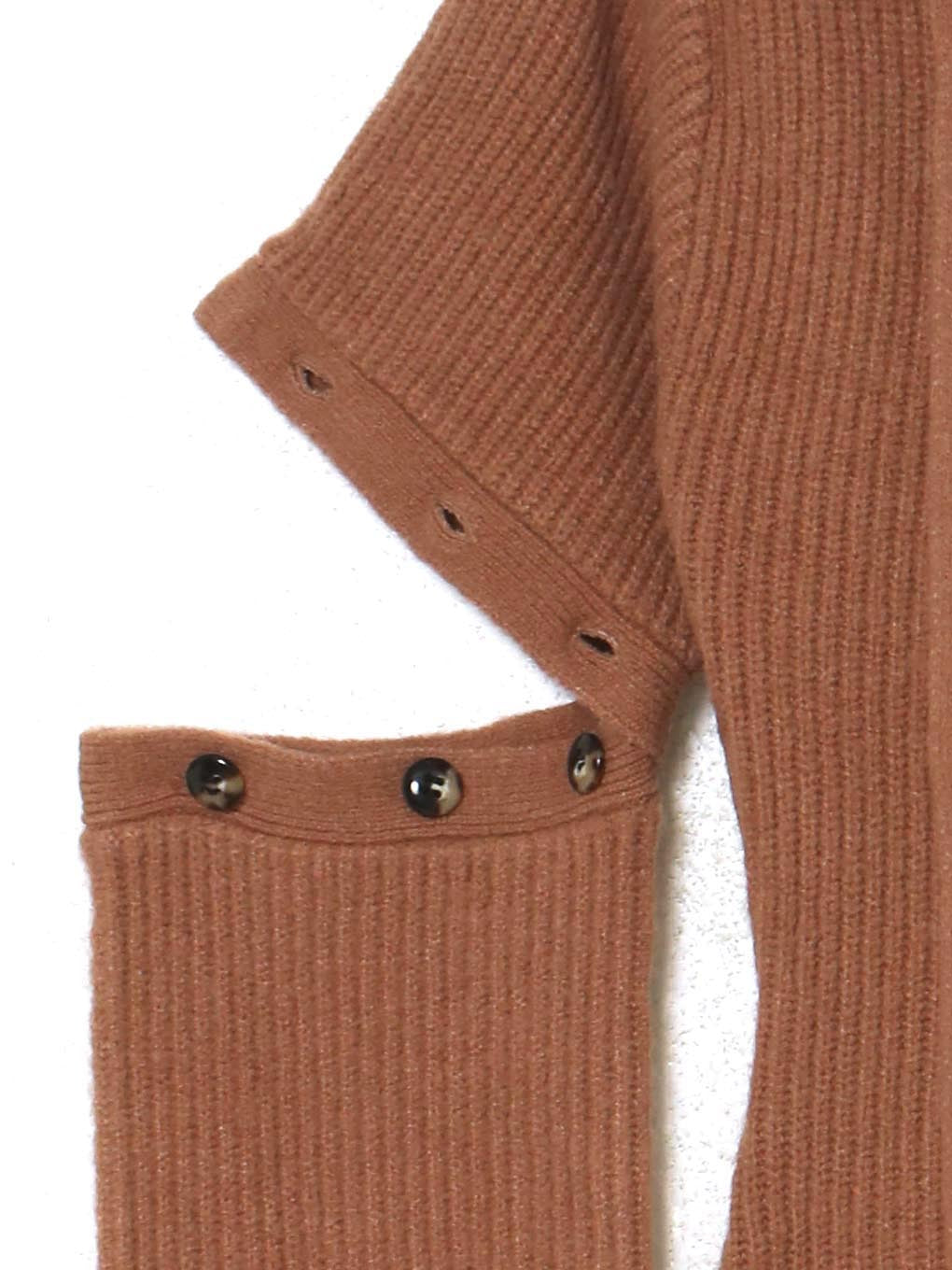 Alma button mini dress