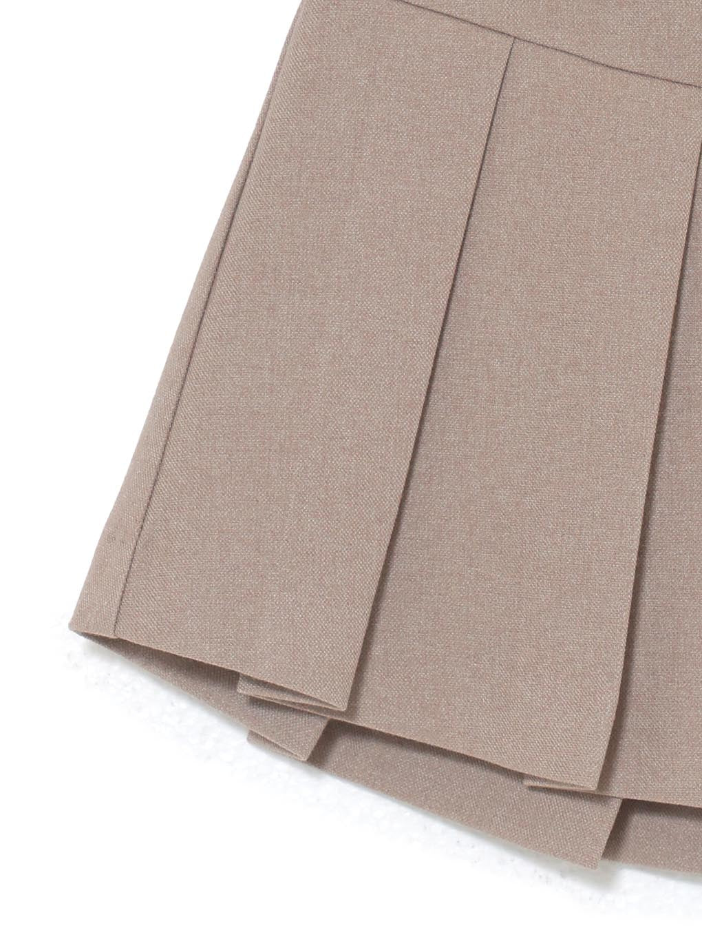 Heidi pleats mini skirt