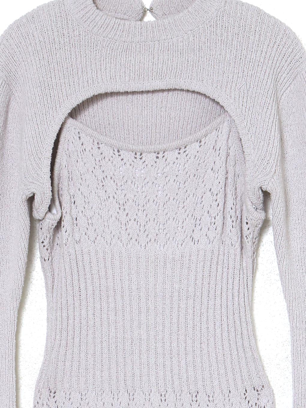 Layered crochet dress