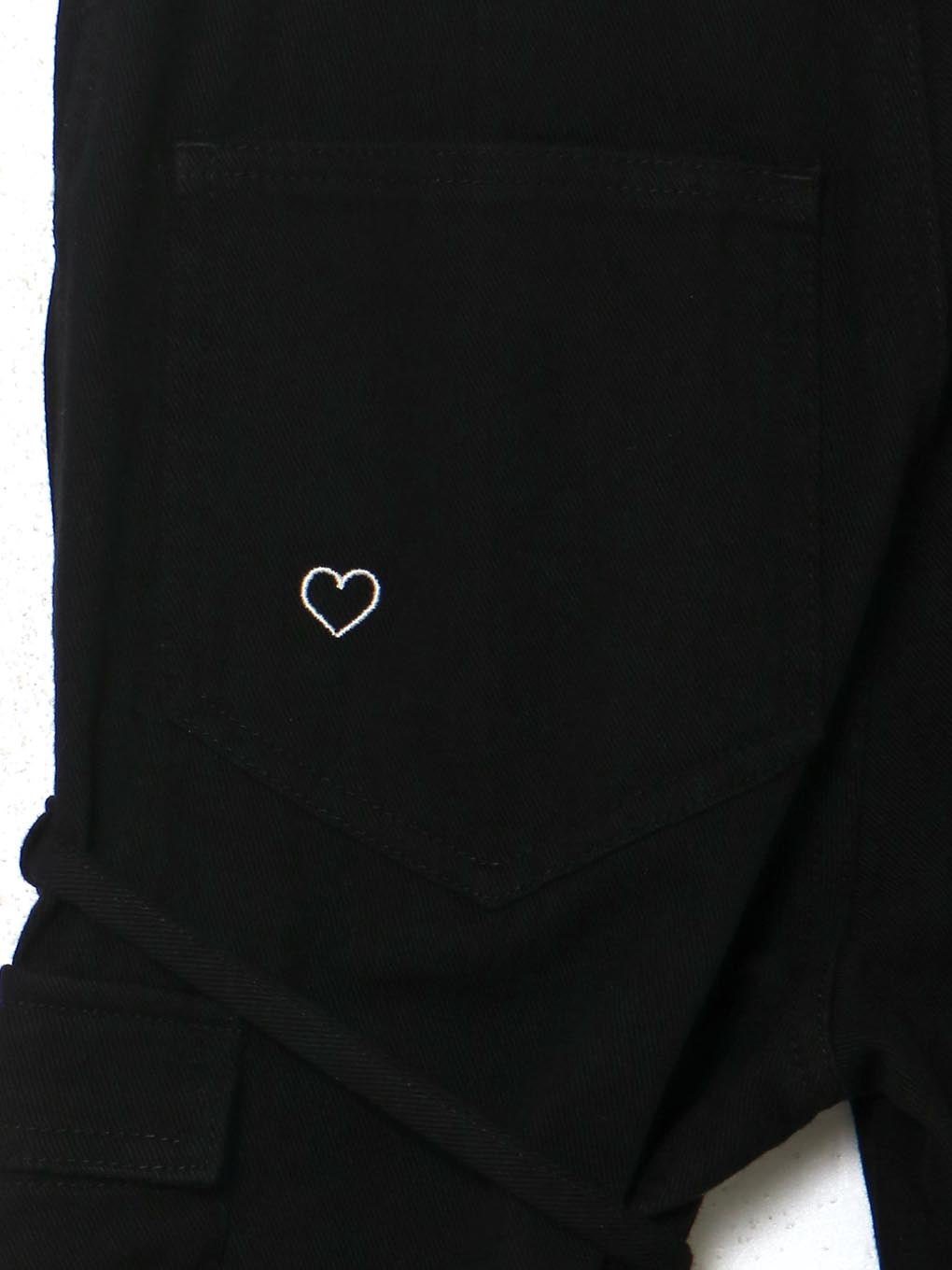 Heart point cargo pants