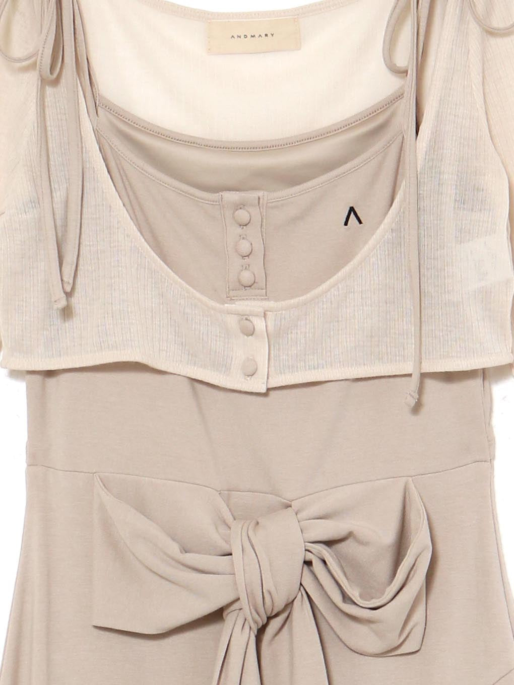 Lady like ribbon dress
