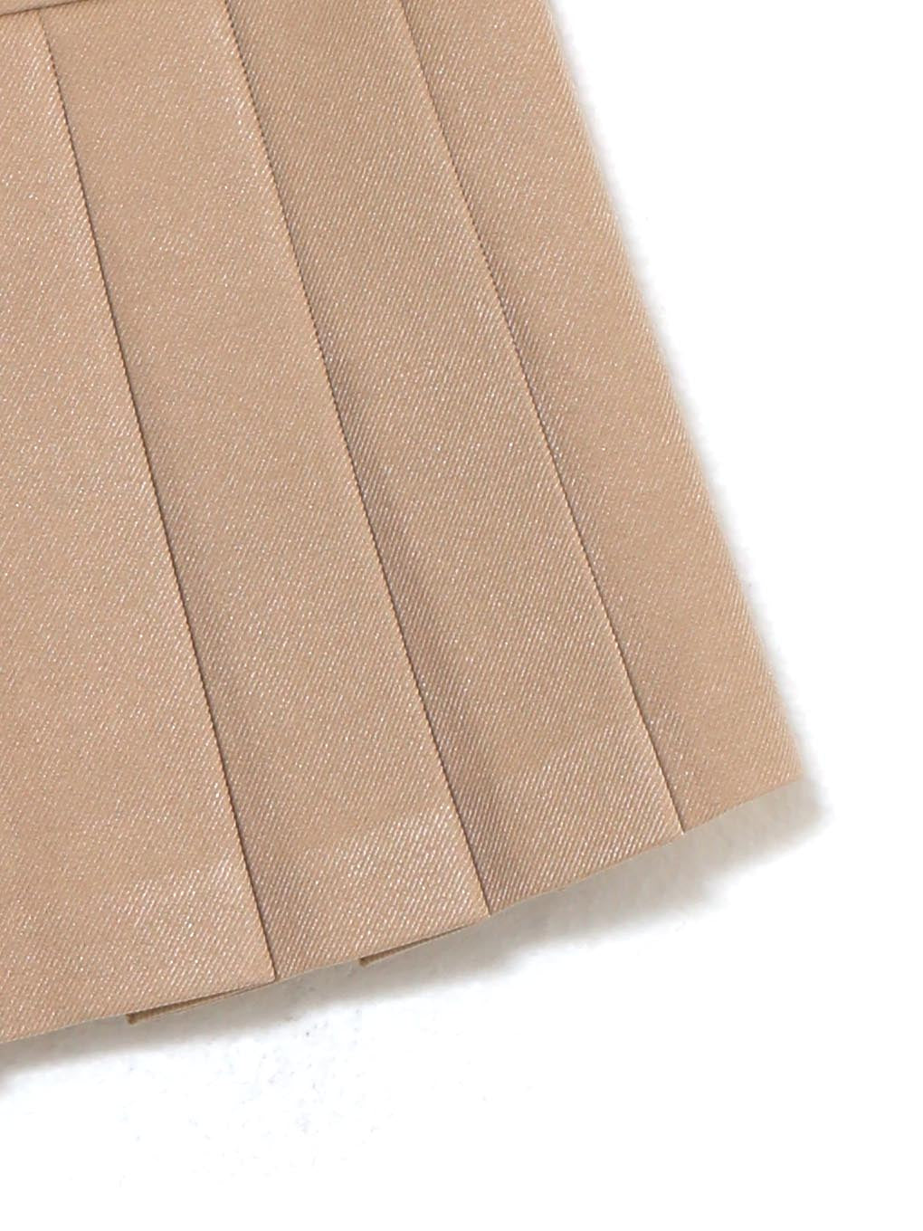 Donna pleats mini skirt