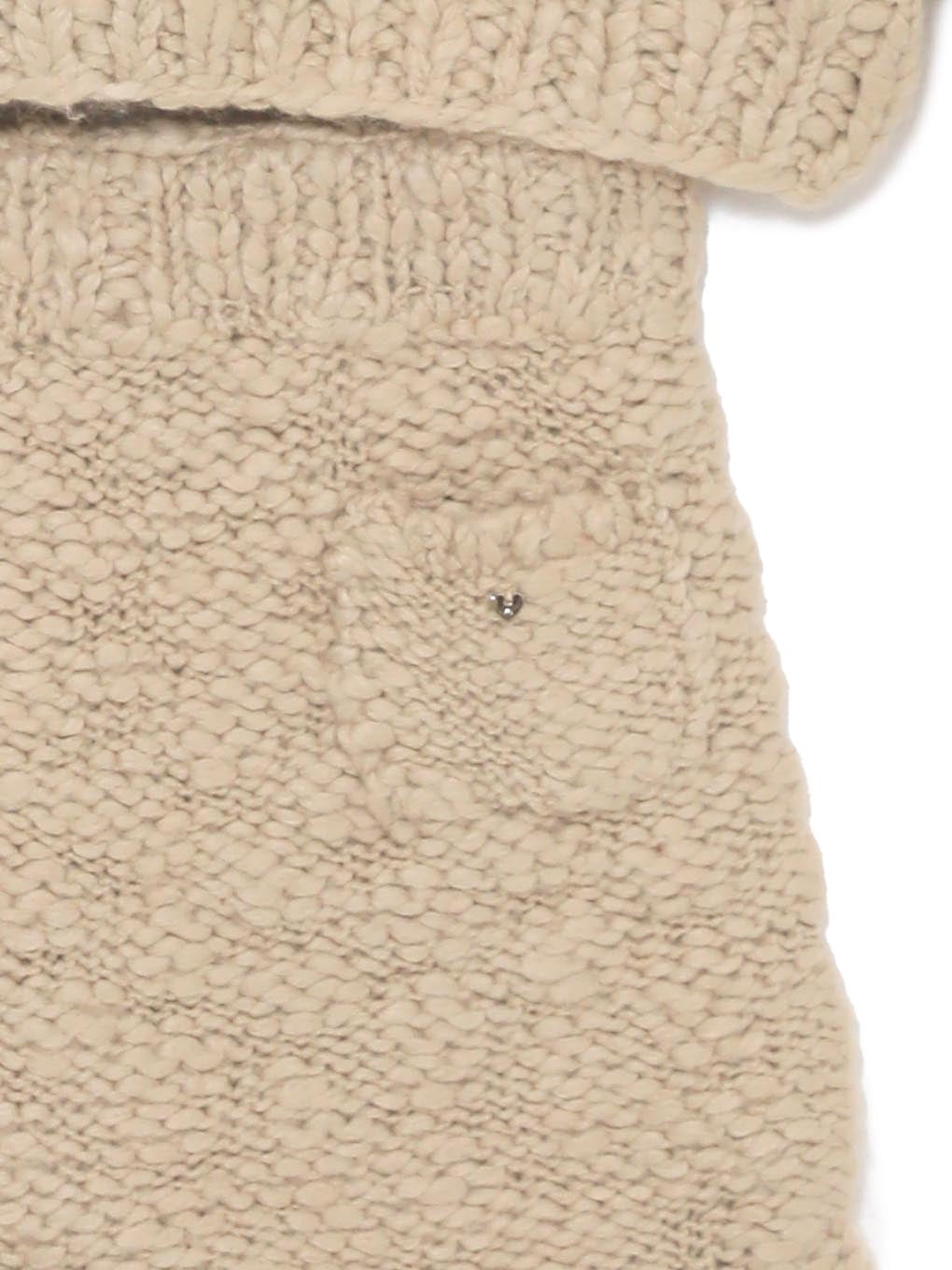 Fluffy handknit set up