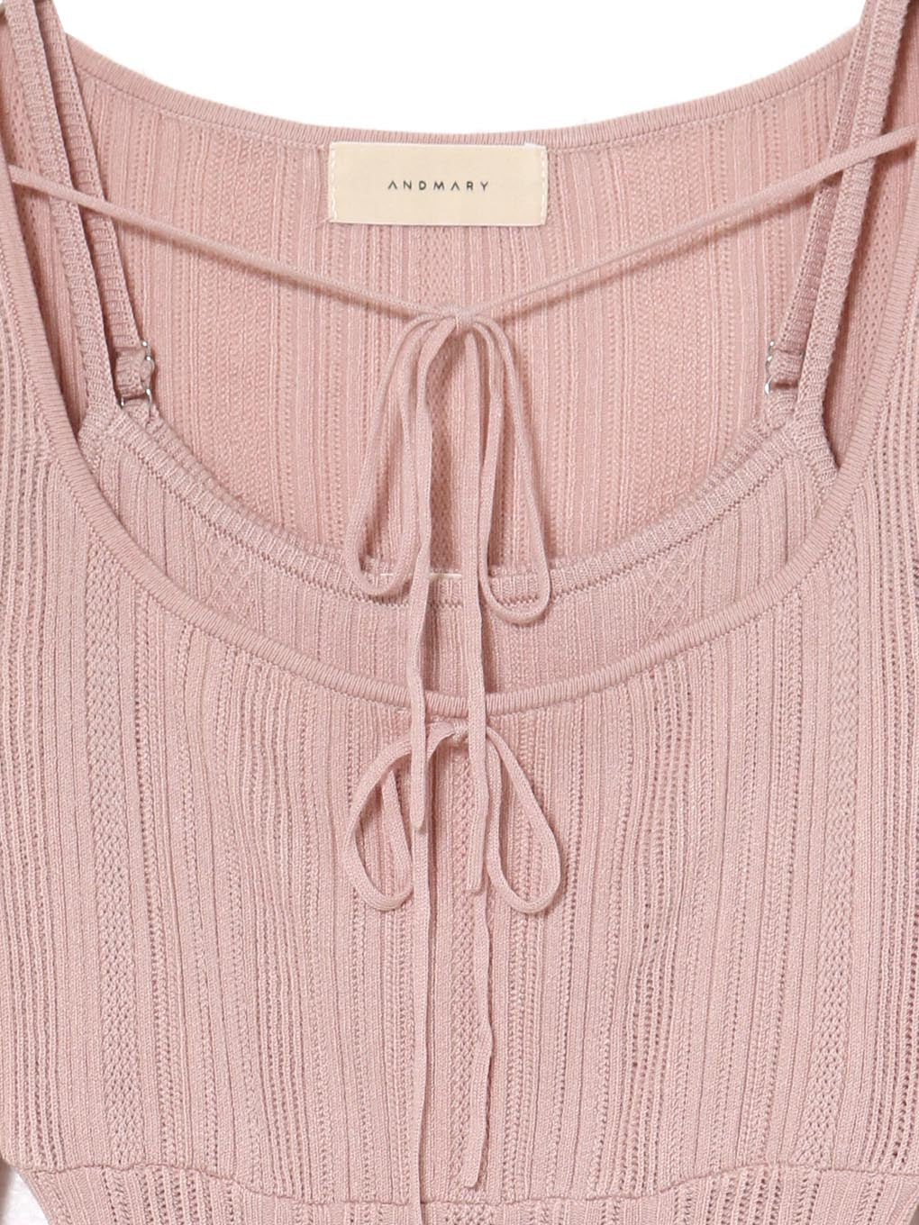 Crochet frill knit tops