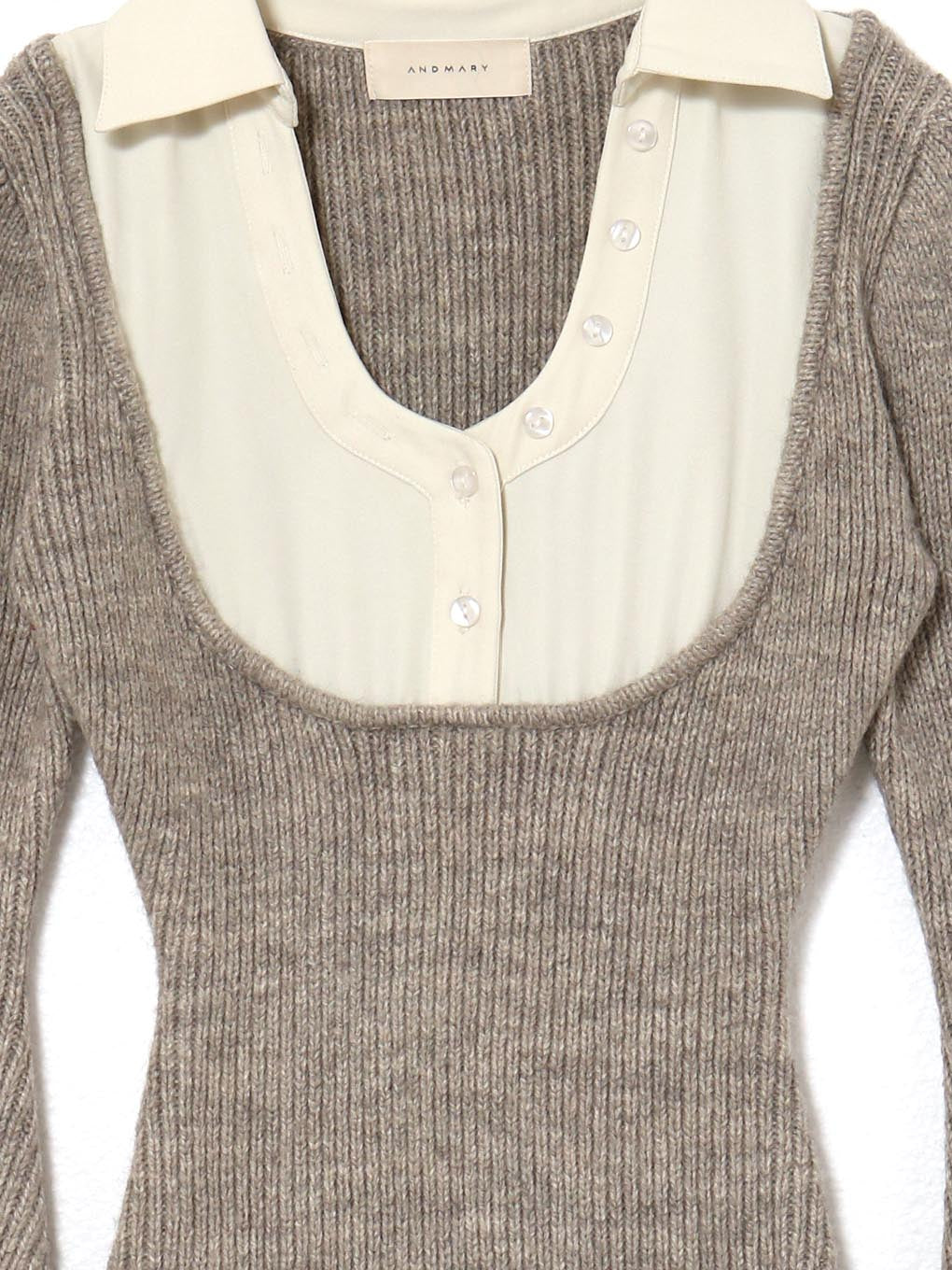 Demi layered mini dress