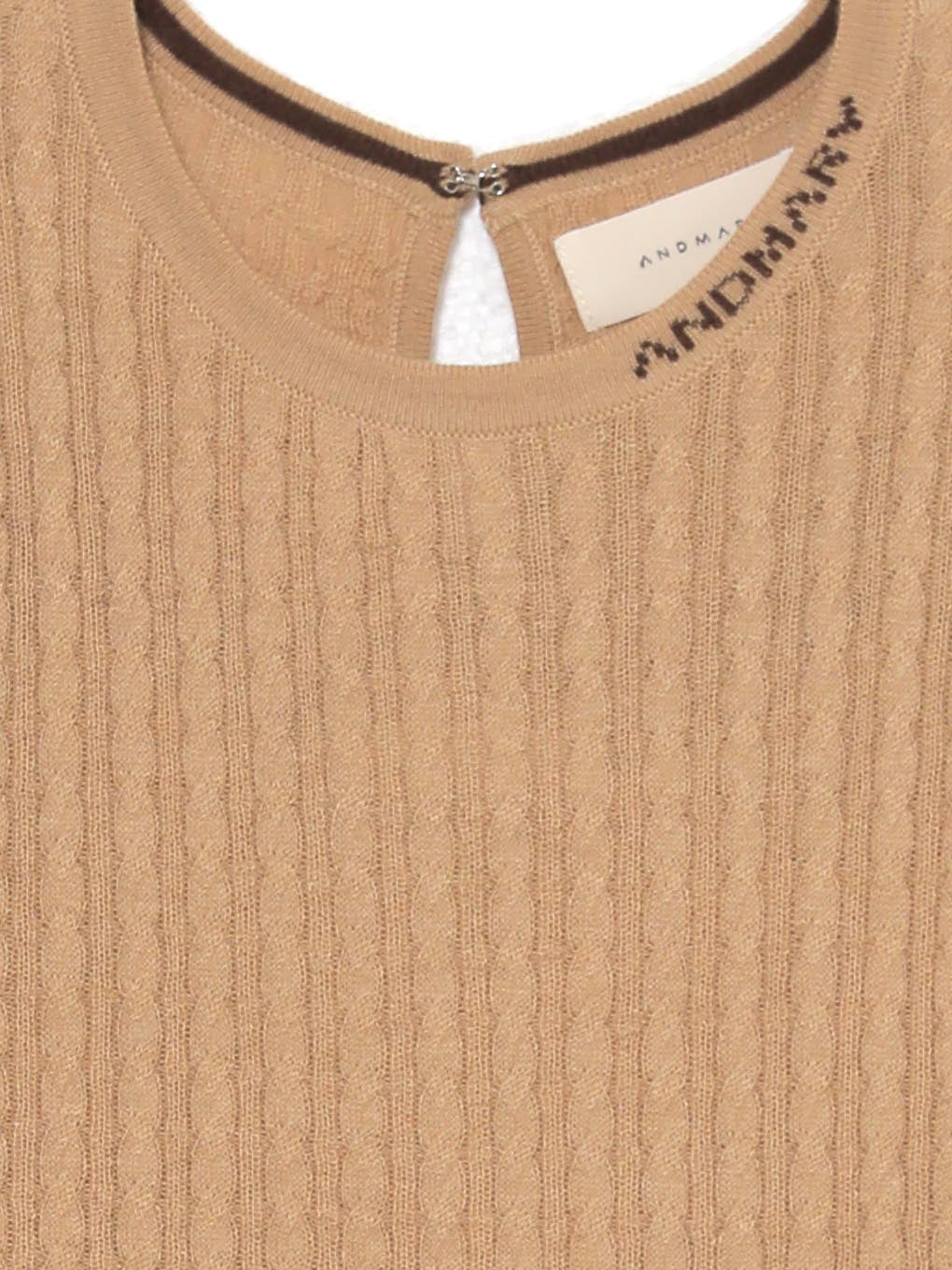 Logo knit tops