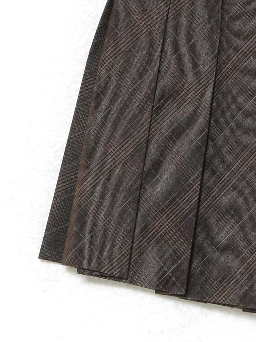 Chloe check mini skirt