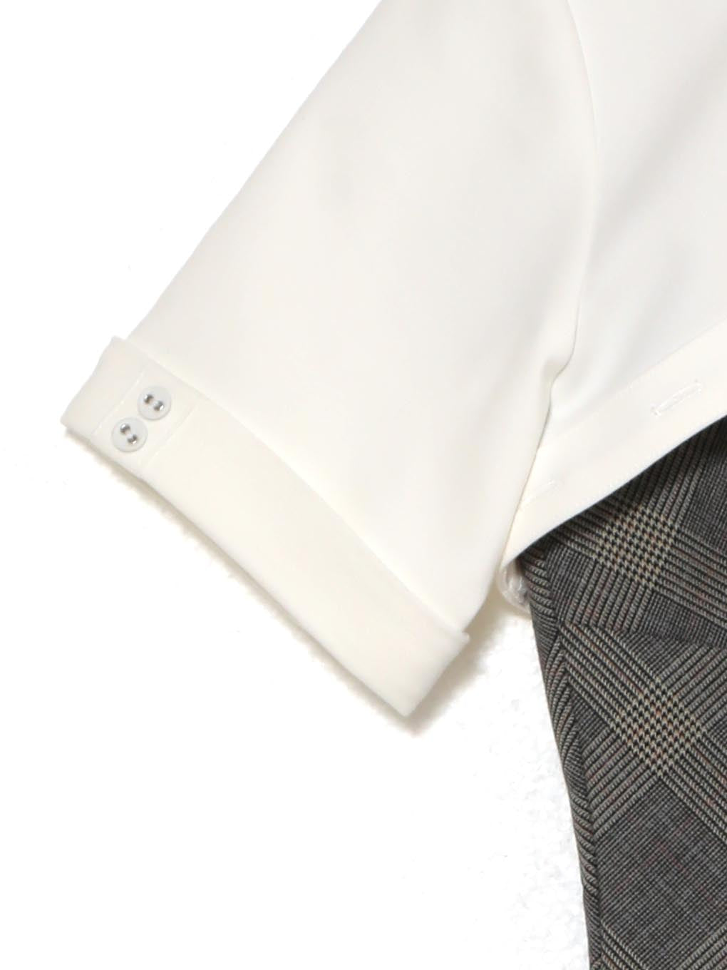 Myla check blouse set up