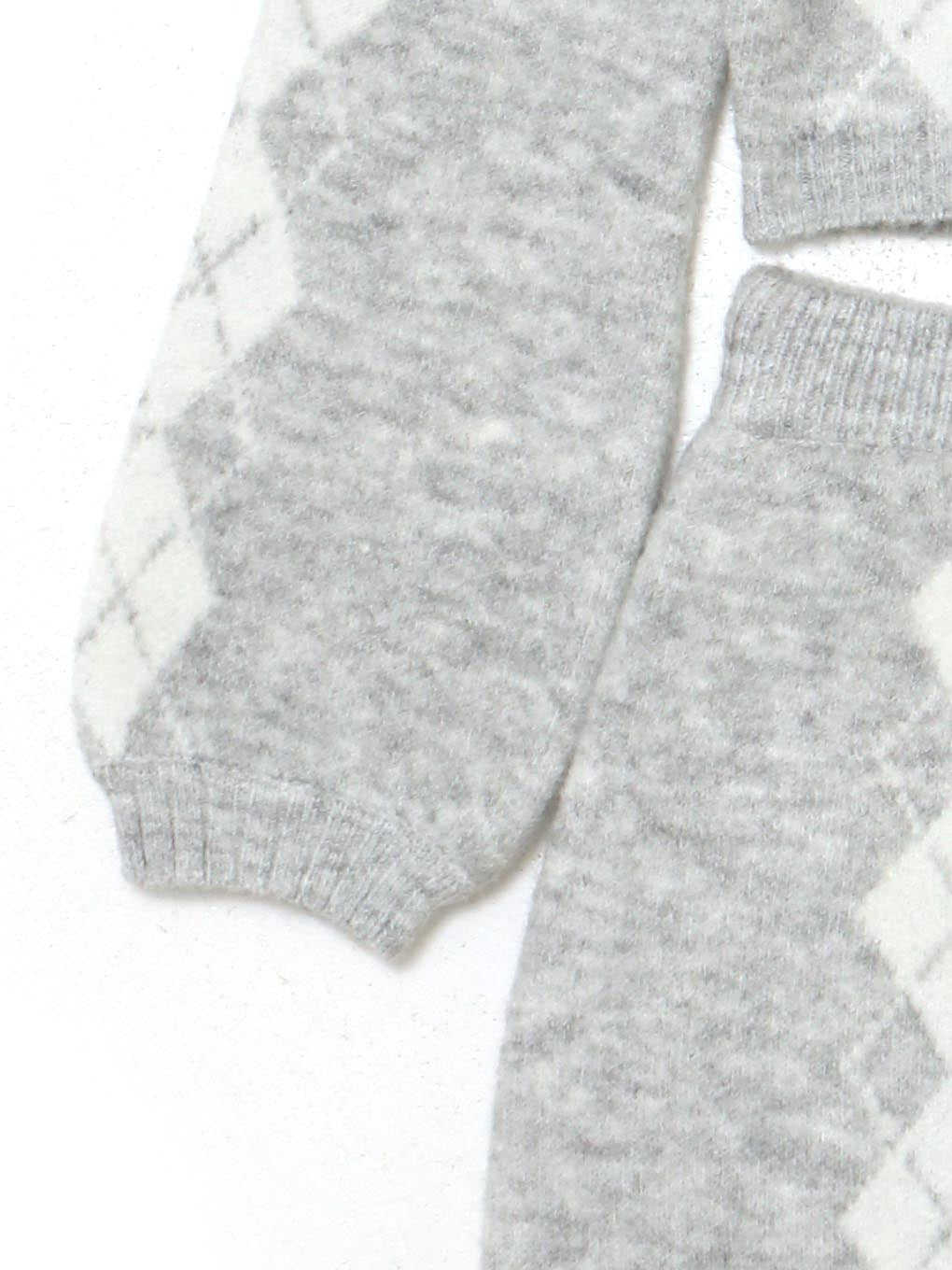 Dona argyle knit set up