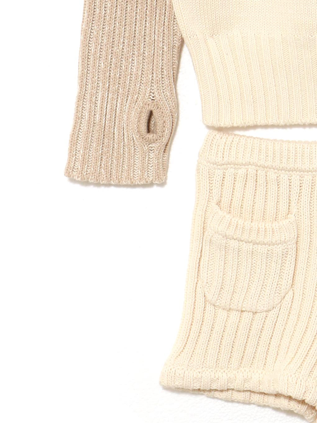 Mary logo loose knit set up