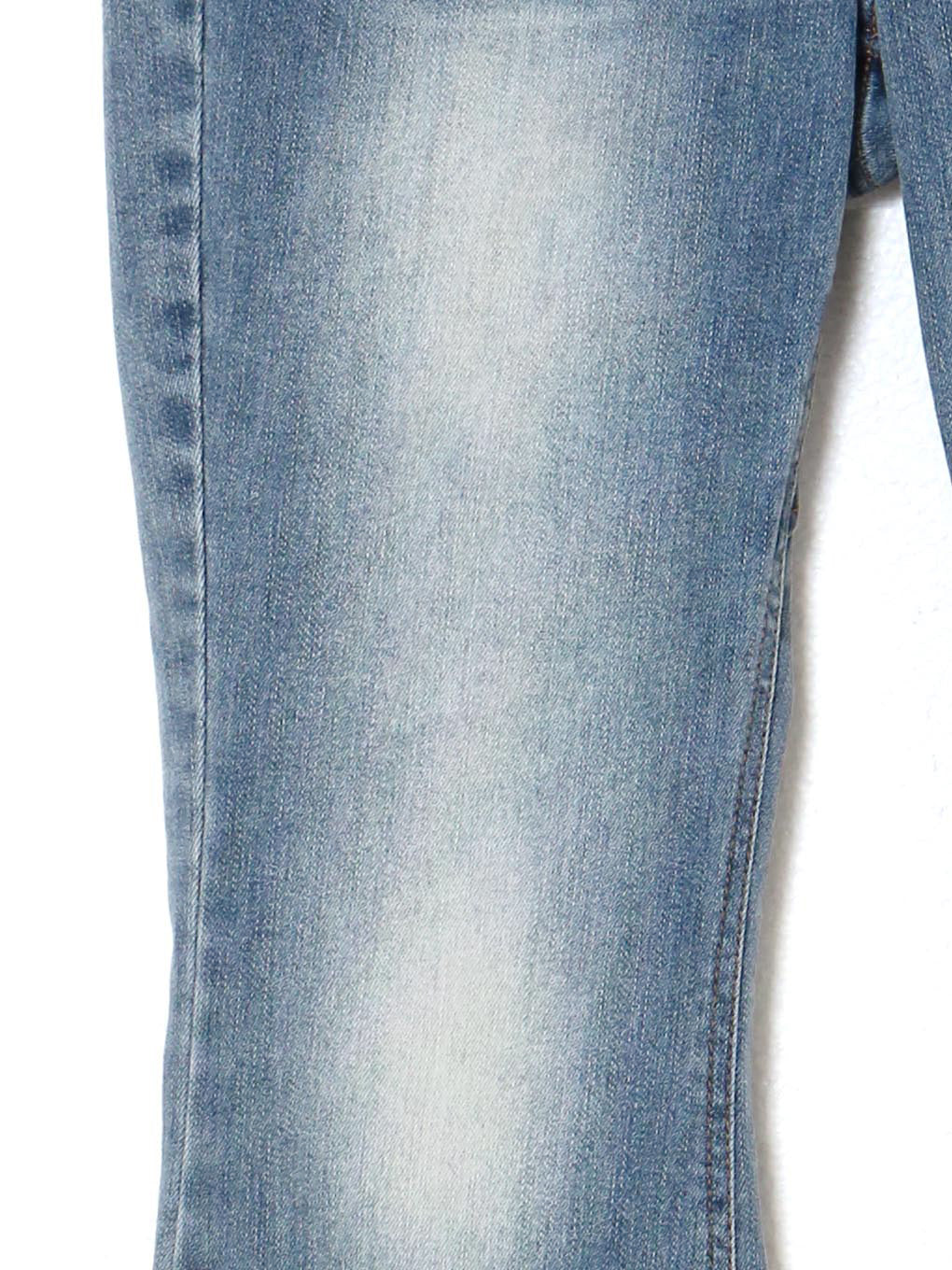 Heart hip flare denim