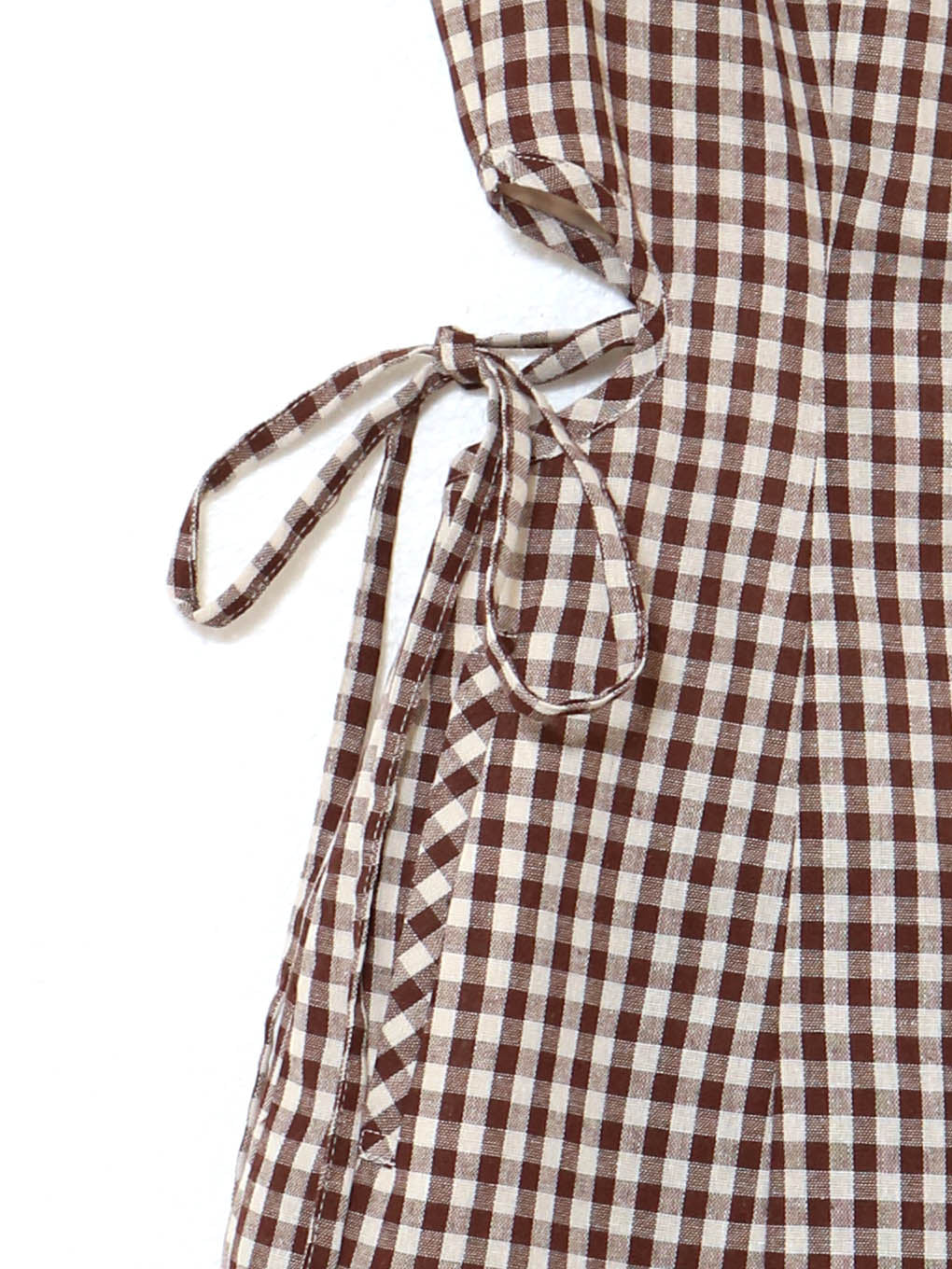Becky check mini dress