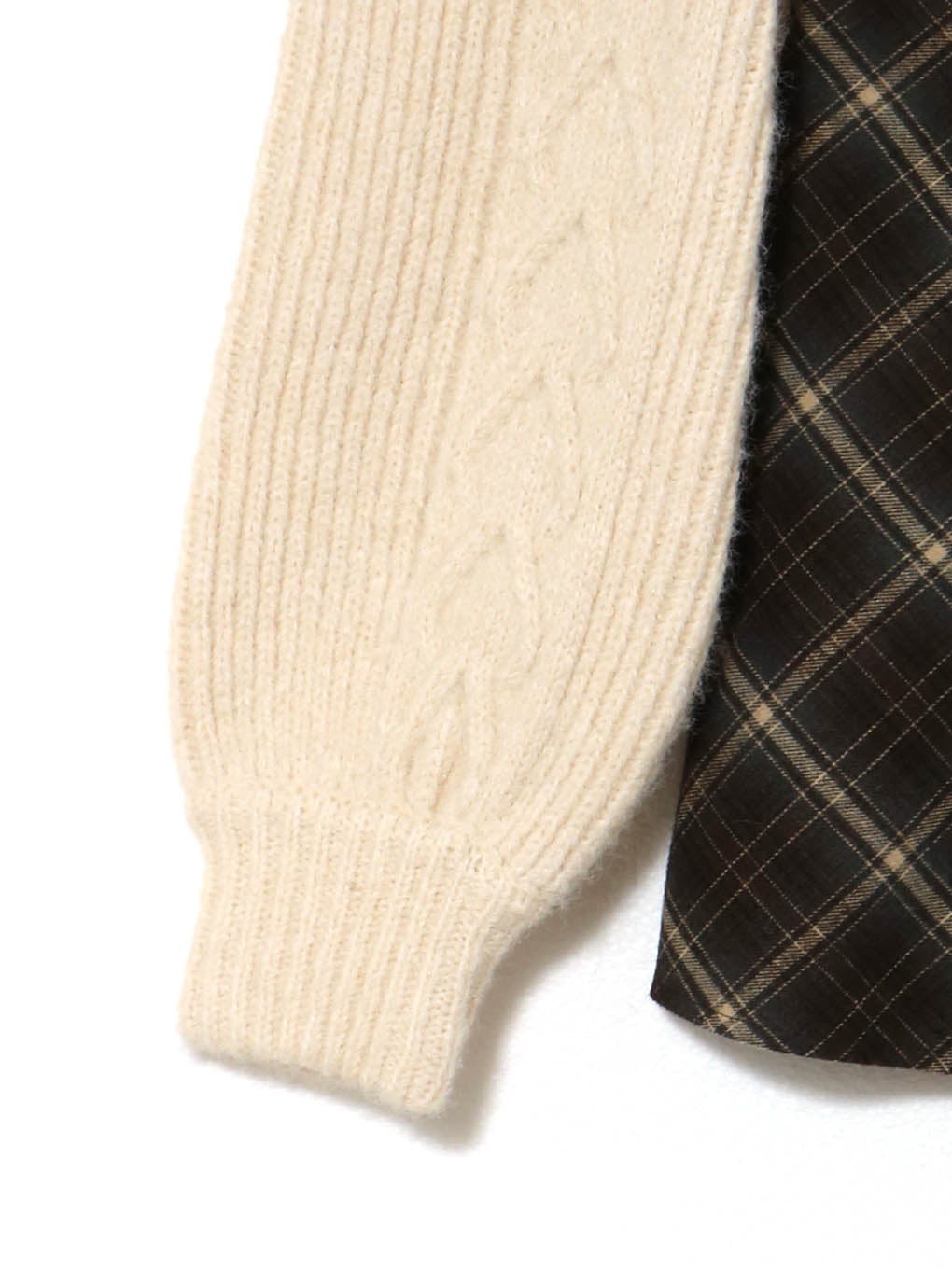 Mimi check set mini dress