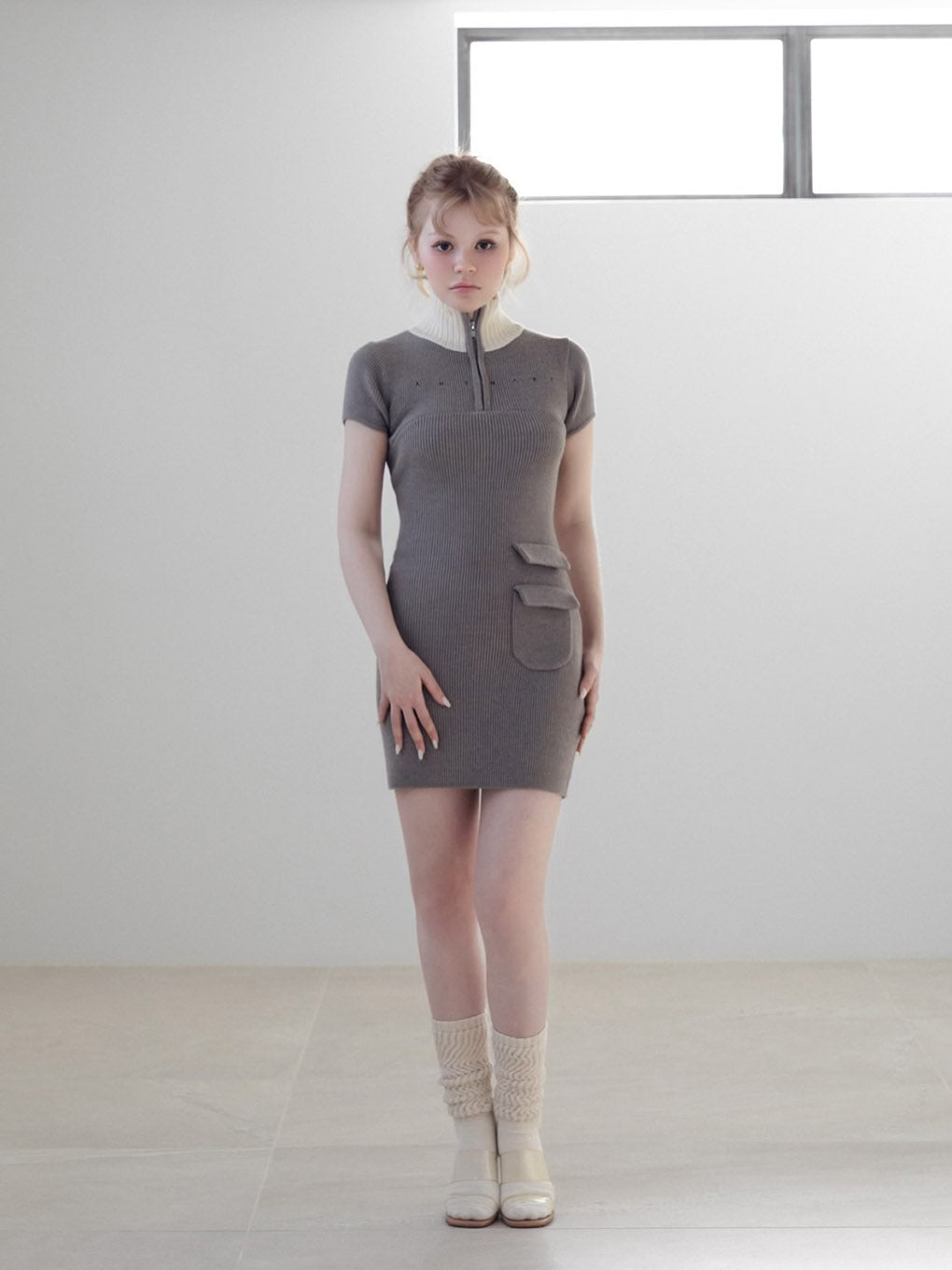 Leila knit mini dress
