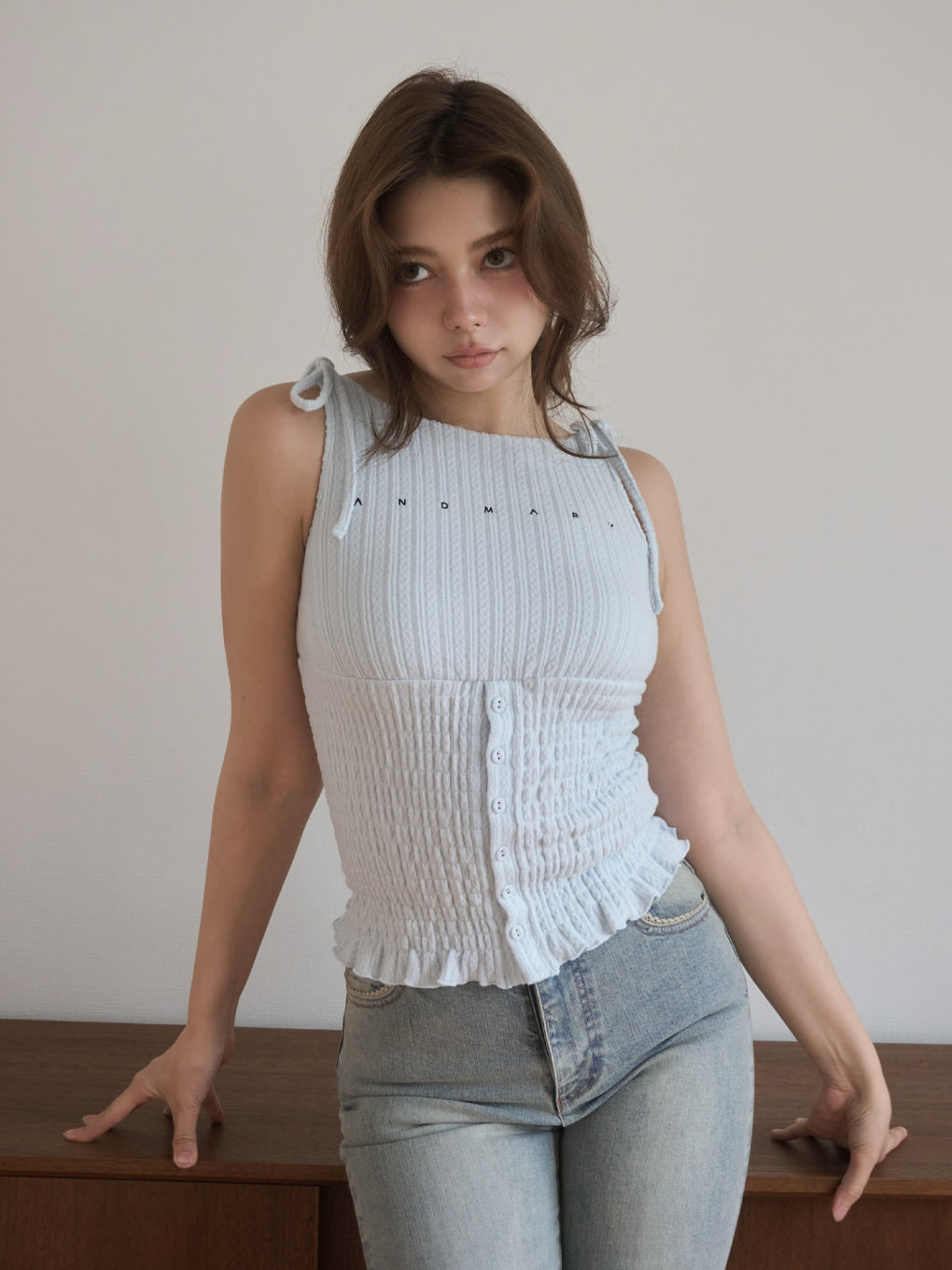 Lana ribbon tops