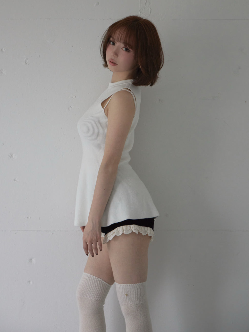 Velour mini pants