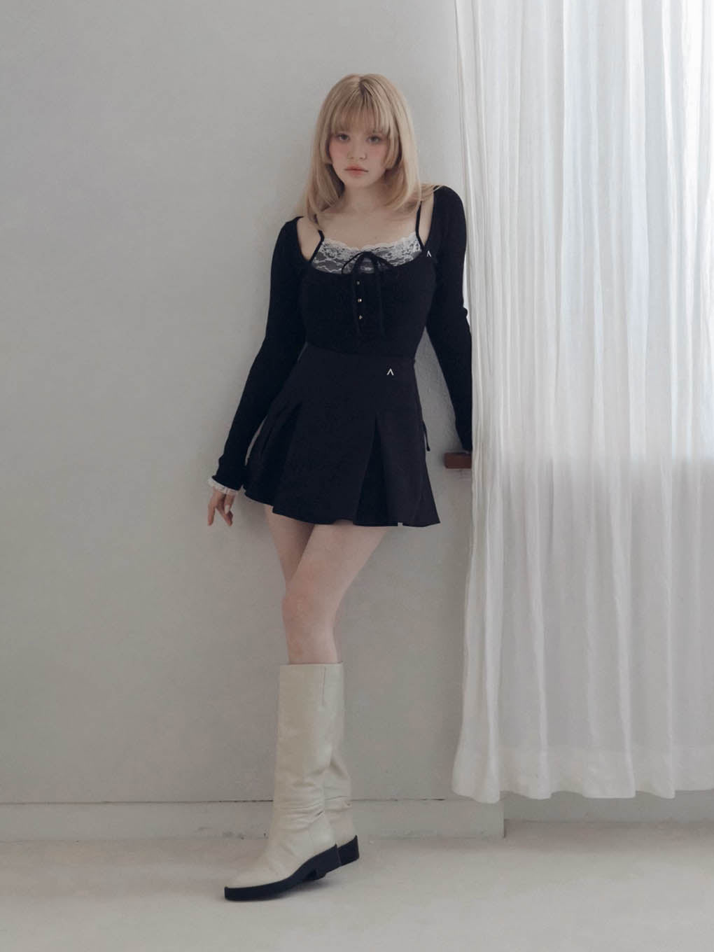 Brenda lace knit set