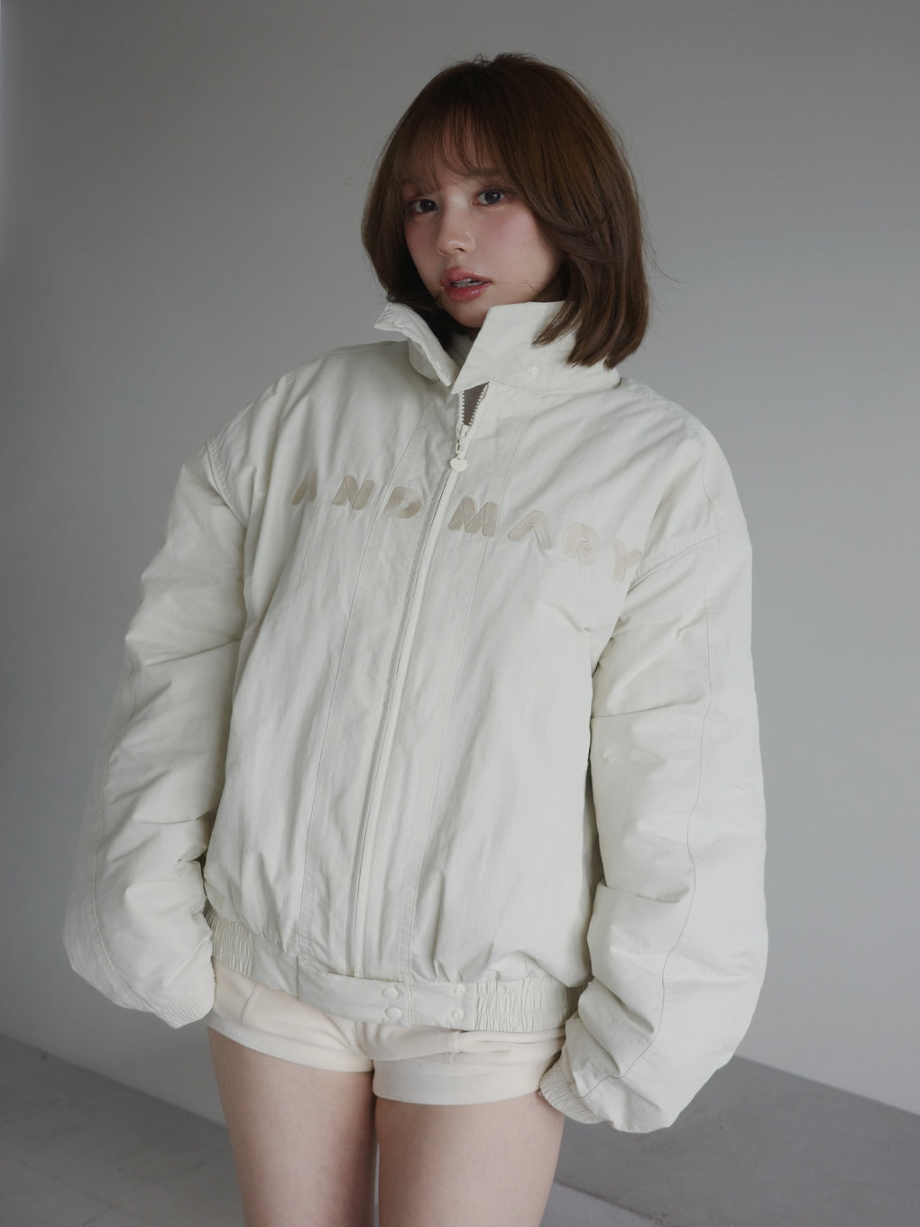 Mary logo bomber jacket