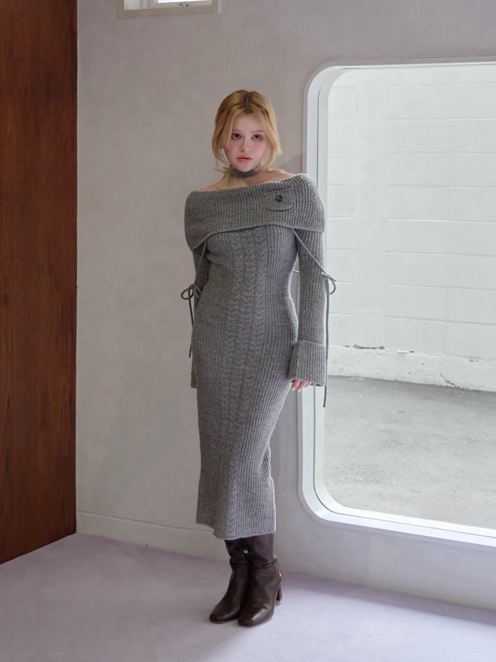 May cable knit dress