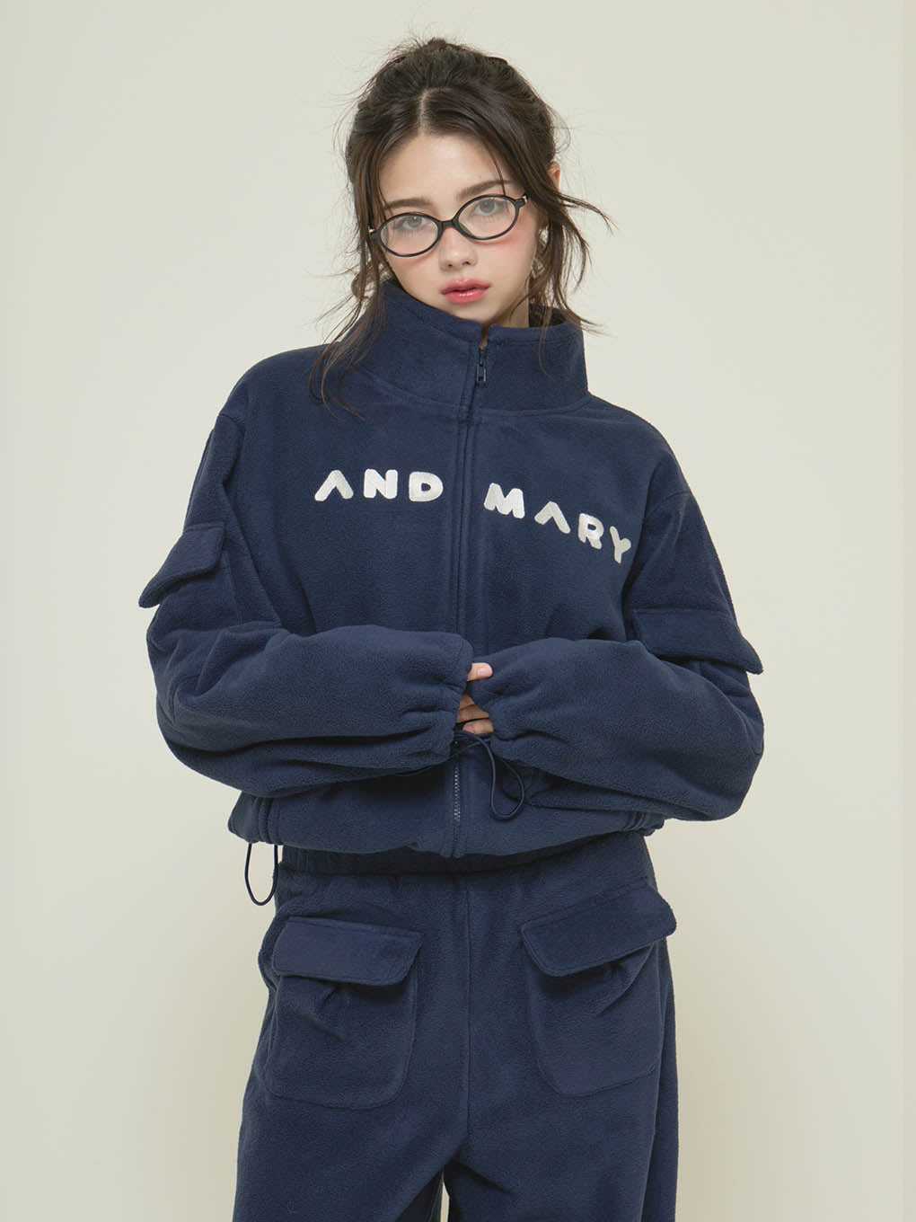 Mary logo fleece pants
