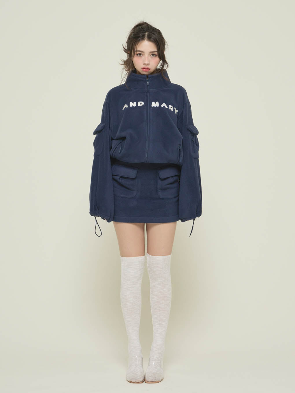 Mary logo fleece skirt