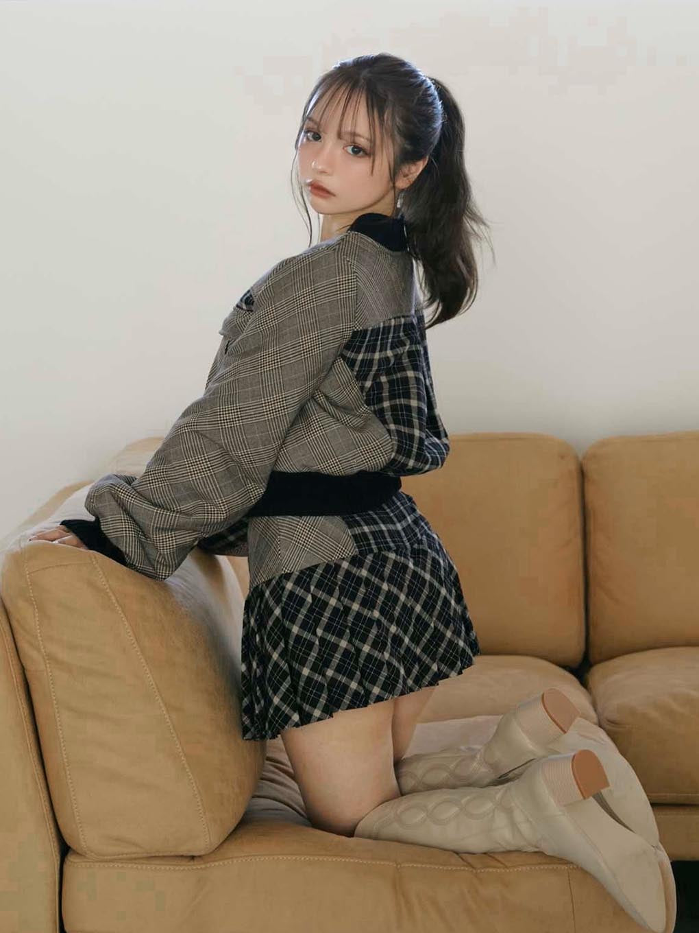 Coco check jacket