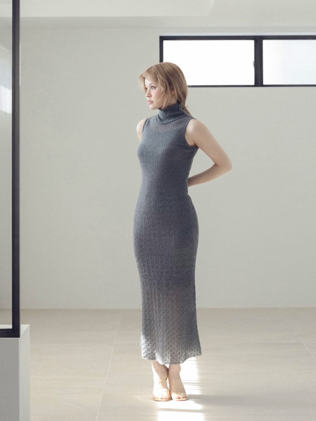 Sophie seethrough knit dress