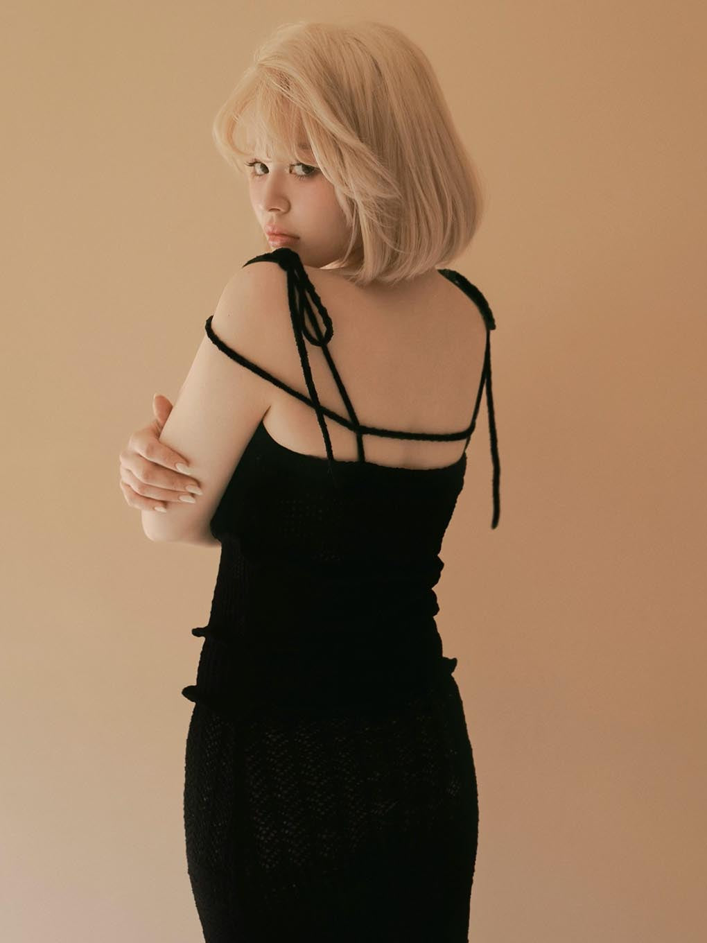 Sabrina frill set dress