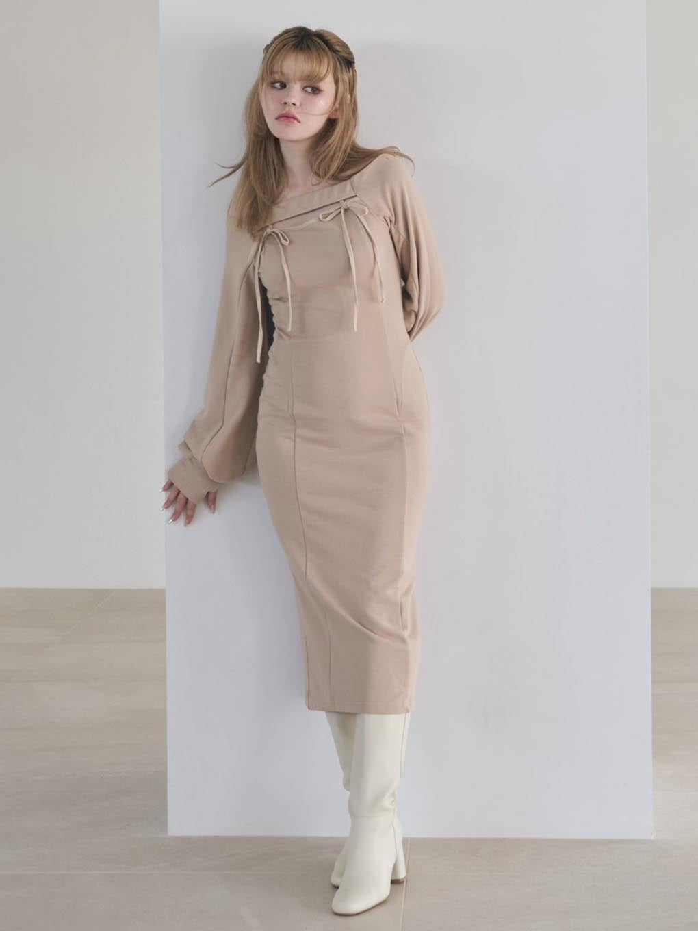 Bebe ribbon dress