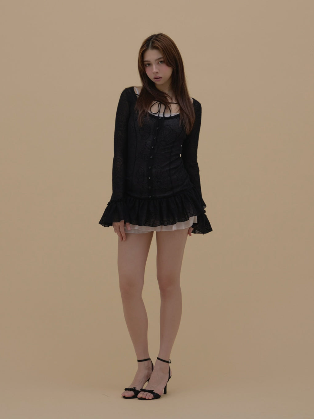 Lotta frill layered dress