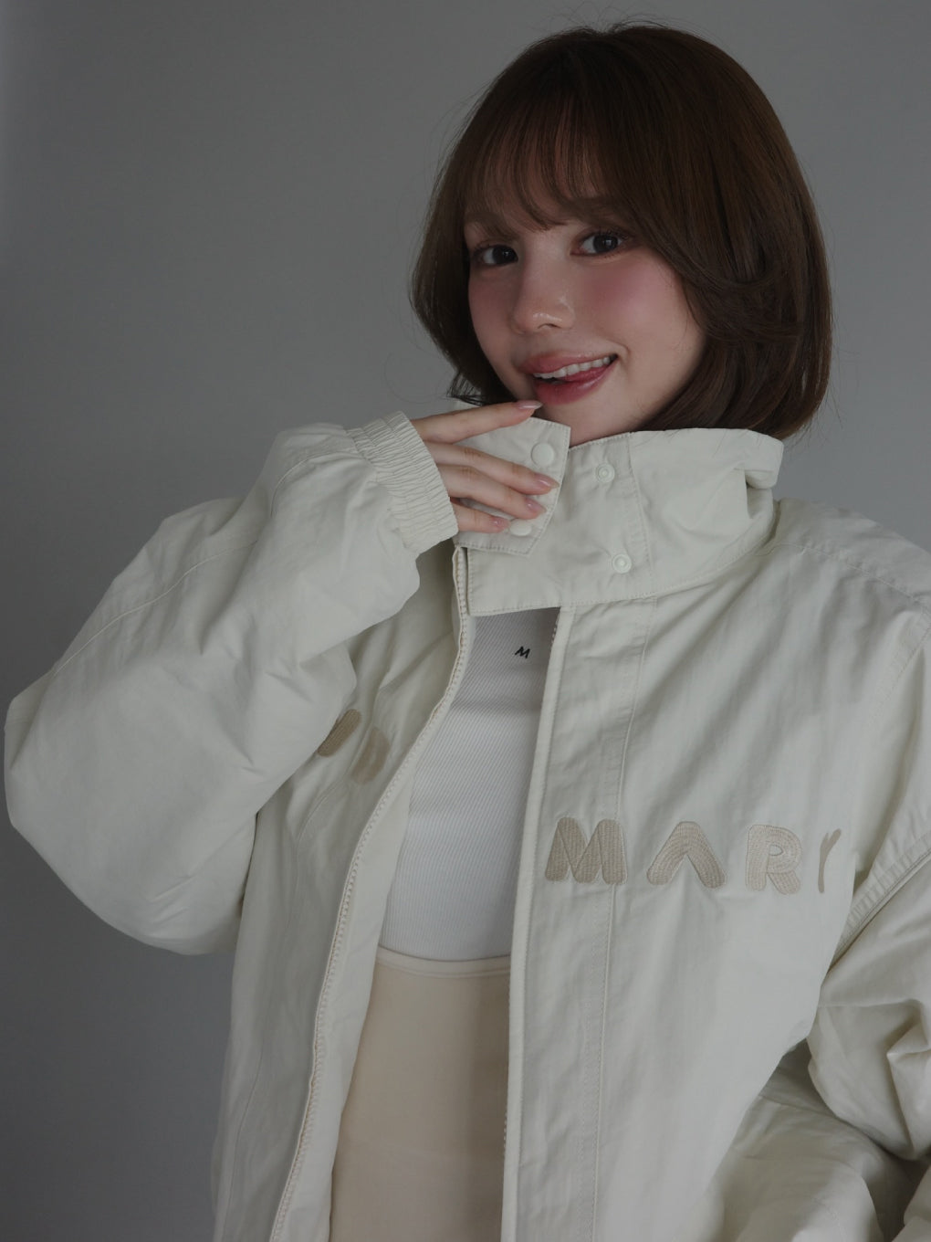 Mary logo bomber jacket