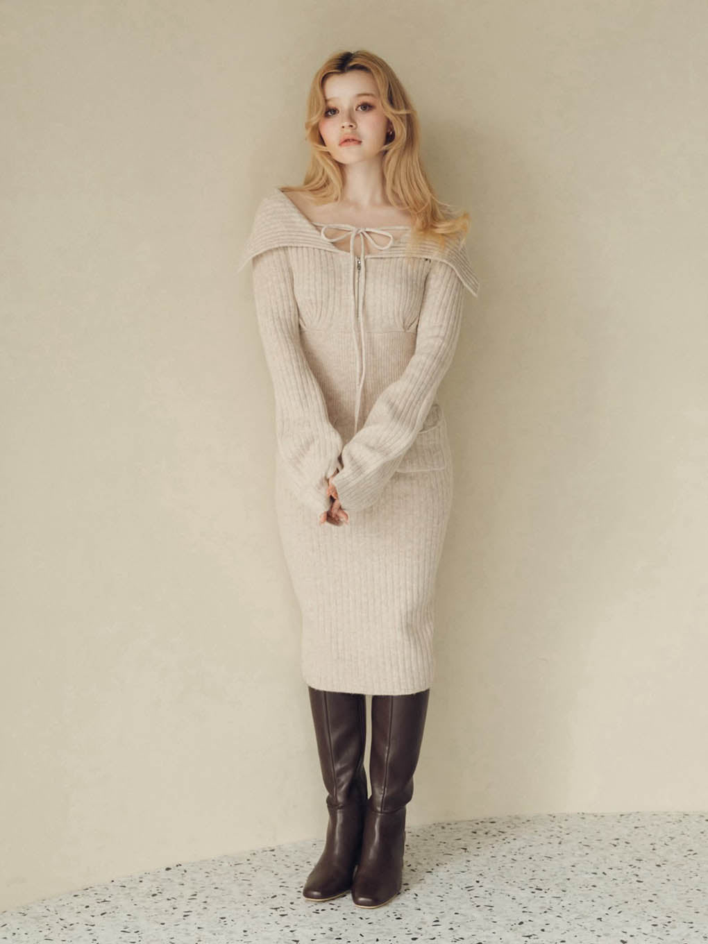 Noah ribbon knit dress